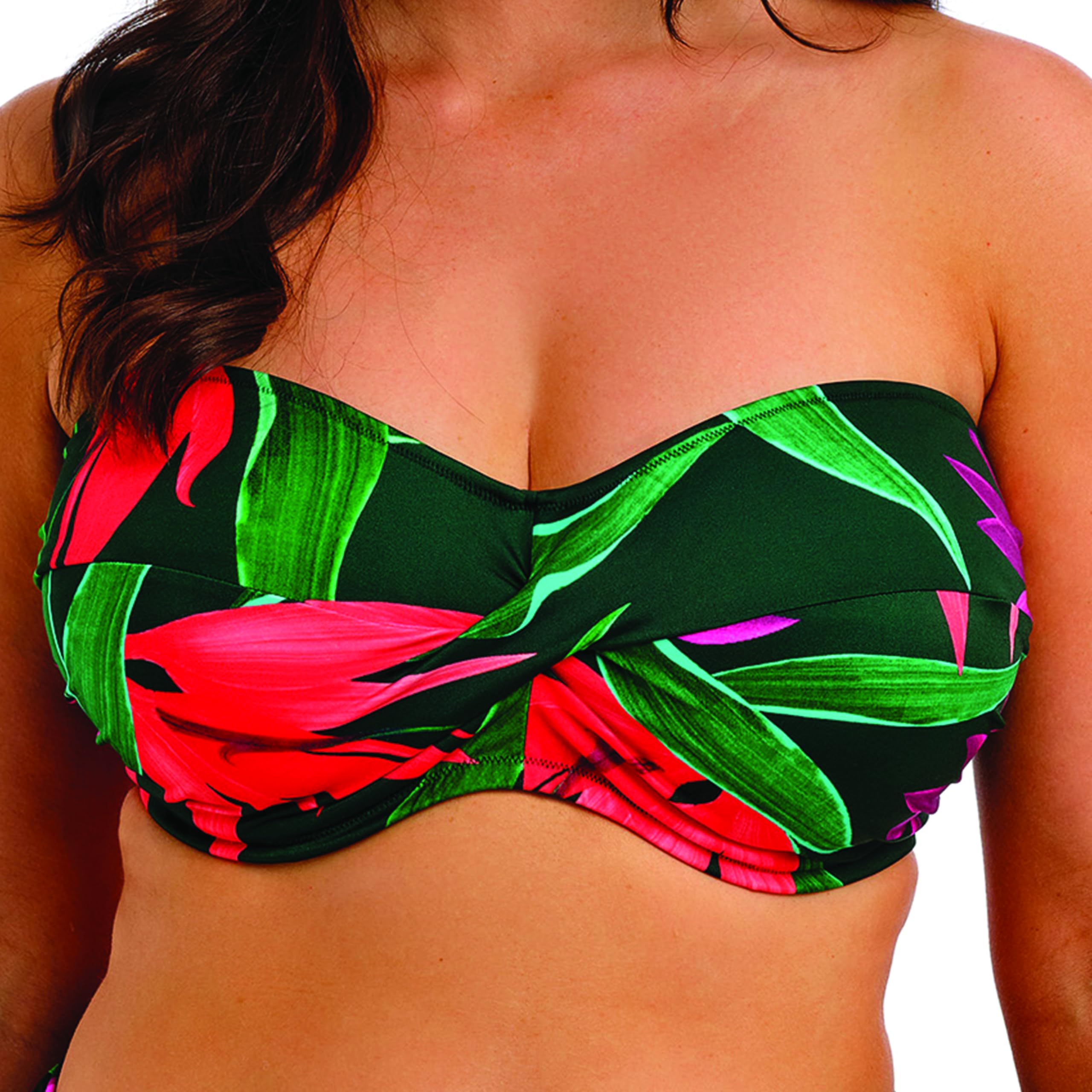 Fantasie Swim Pichola Underwire Twist Bandeau Bikini Top Parte Superiore Donna