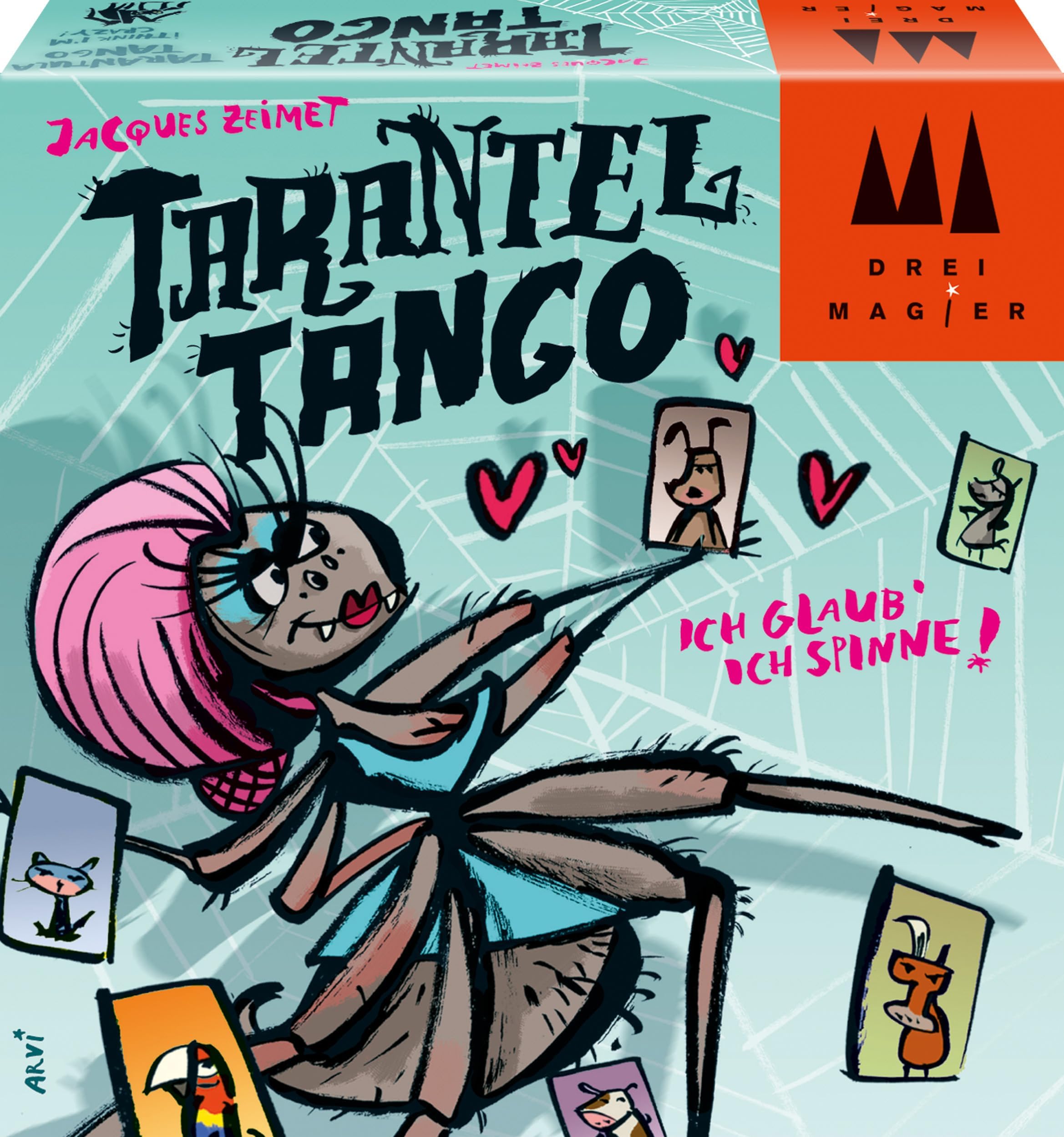 Schmidt Drei Magier Tarantula Tango Card Game (Multi-lingual Edition)