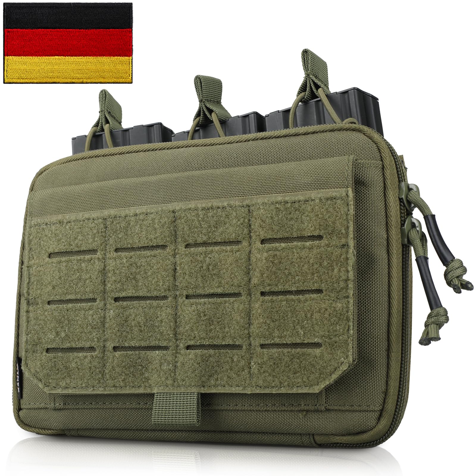 Borsa Tattica Modulare MOLLE: Porta Utensili, Attrezzi Medici O Piccoli Oggetti – Nylon Resistente, Chiude Con Zip