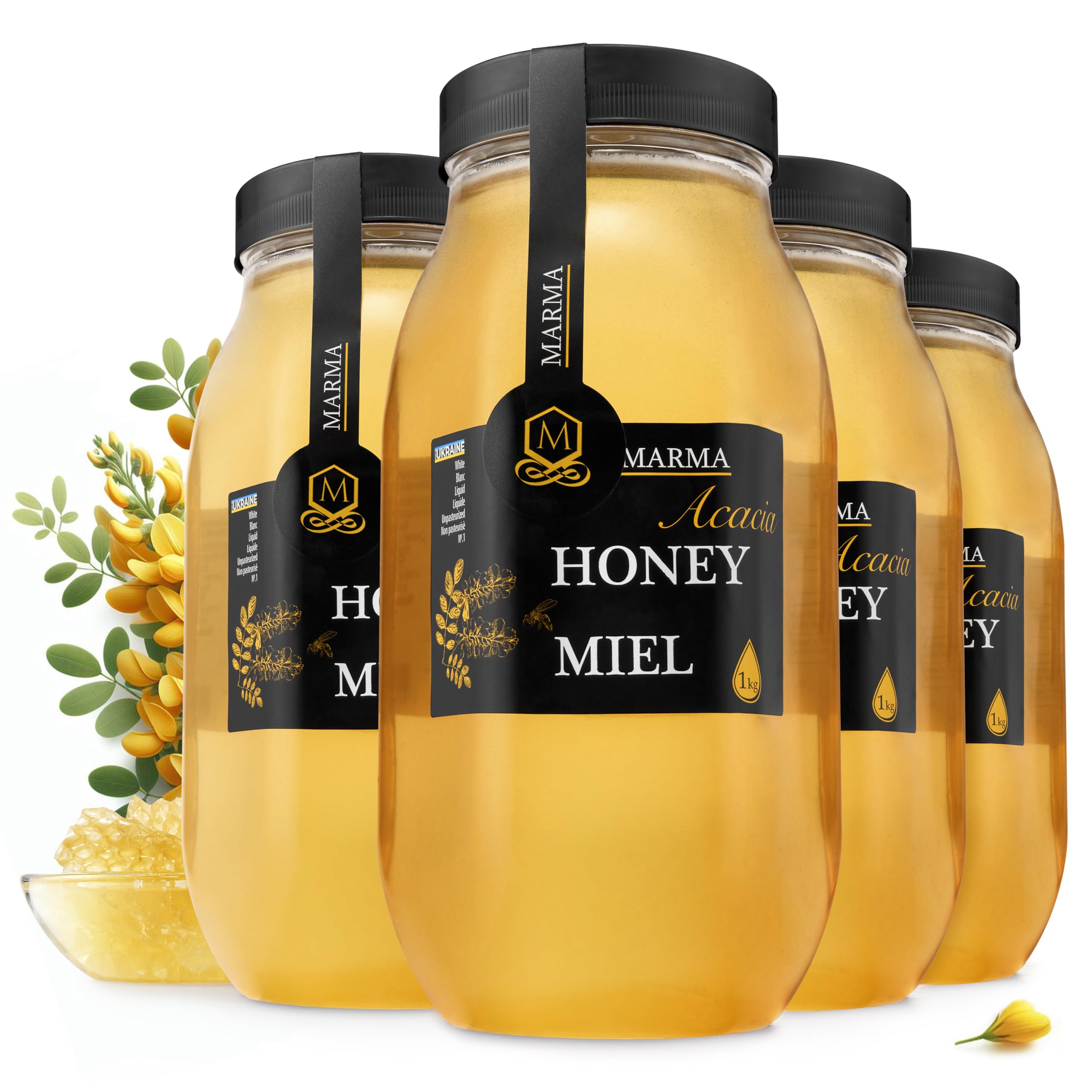 Amazon.com : HONIGMA® Marma Acacia Honey | Authentic Raw Honey