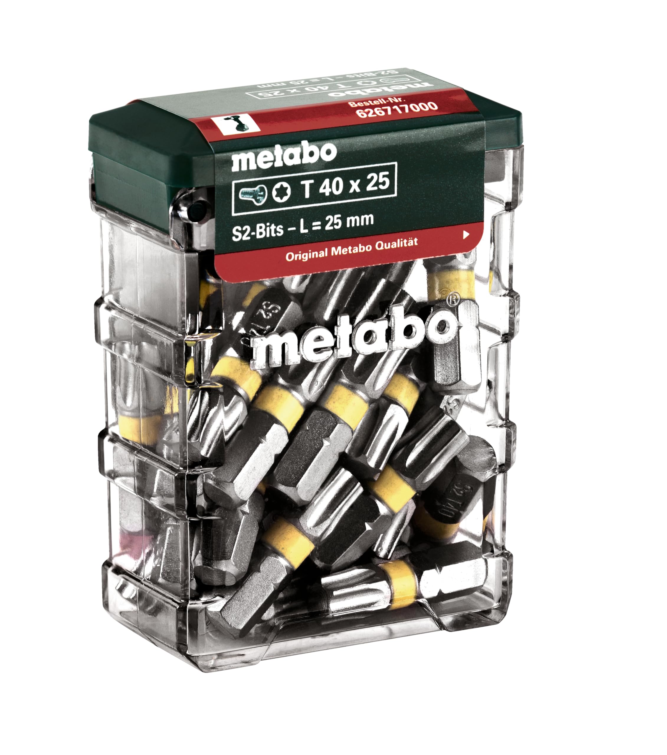 Metabo 626717000 Bit Box T40 SP, 25 Pieces