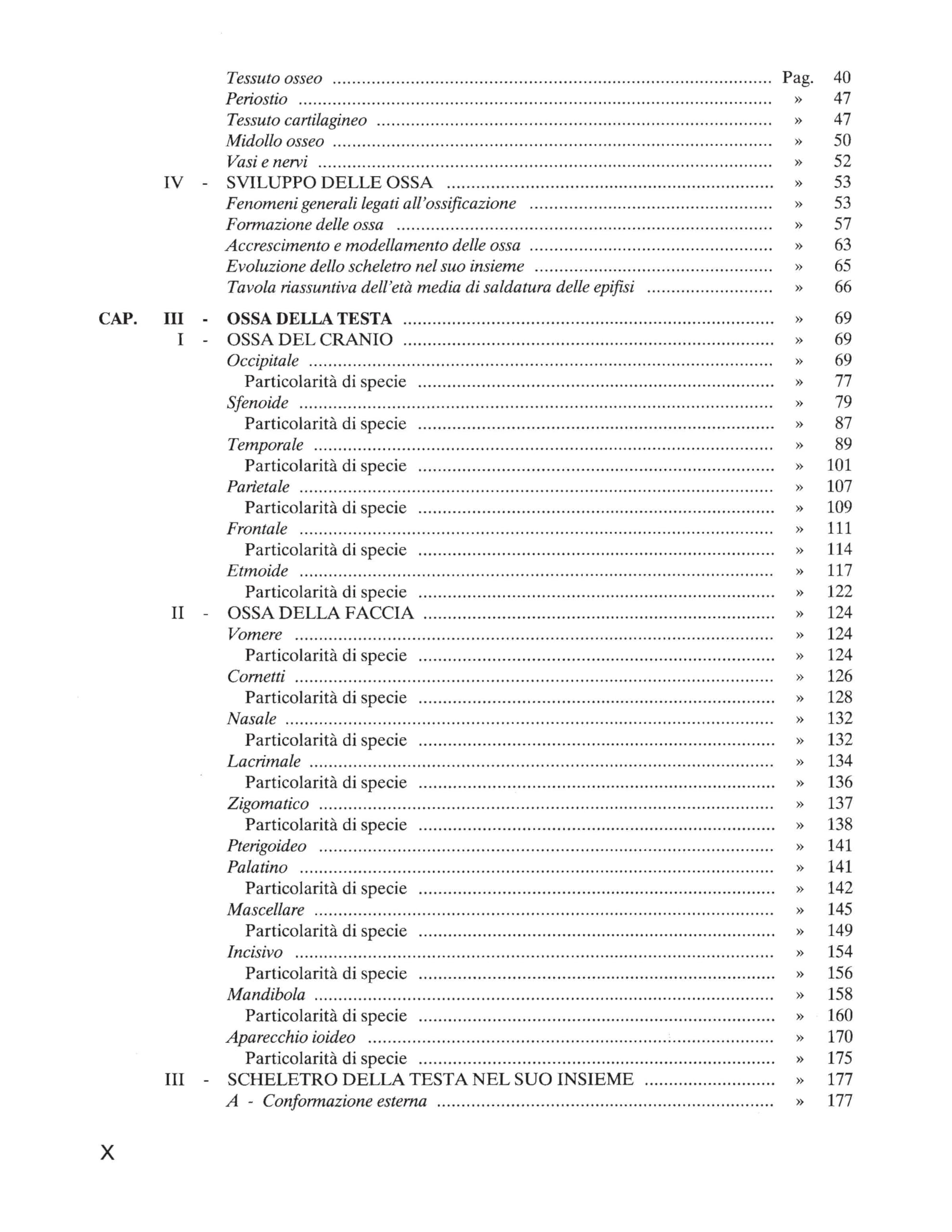Anatomia comparata dei mammiferi domestici. Osteologia (Vol. 1)