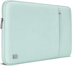 DOMISO 17.3 Inch Waterproof Laptop Sleeve Bag for Dell Inspiron/MSI/Lenovo IdeaPad 300 320 321/HP Pavilion ENVY 17/LG Gram 17"/ASUS ROG STRIX GL702VS, Mint Green