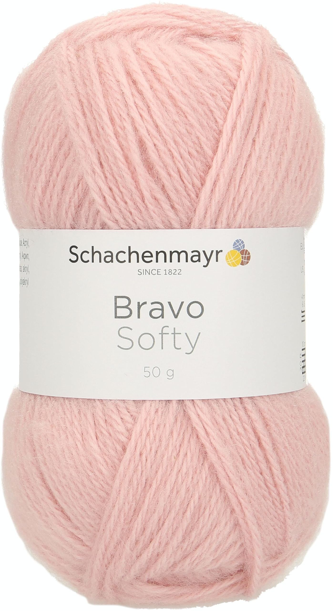 Schachenmayr Bravo Softy Garn Altrosa – 50 g / ca. 140 m