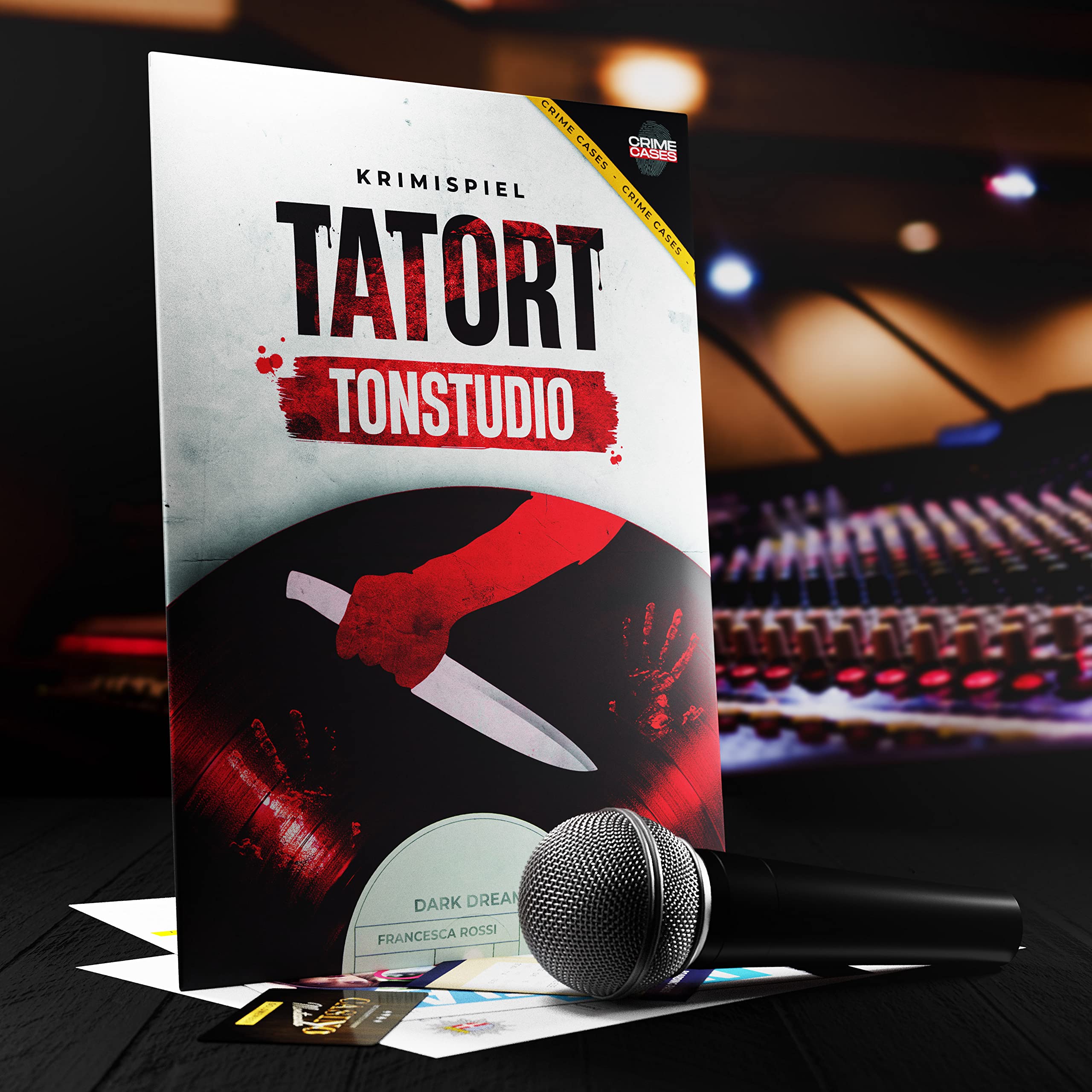 CRIMECASES Krimispiel Bundle – 3 spannende Fälle in einem Set: Tatort Kunstfehler, Höhenflug & Tonstudio | Cold Case Spiele für Erwachsene