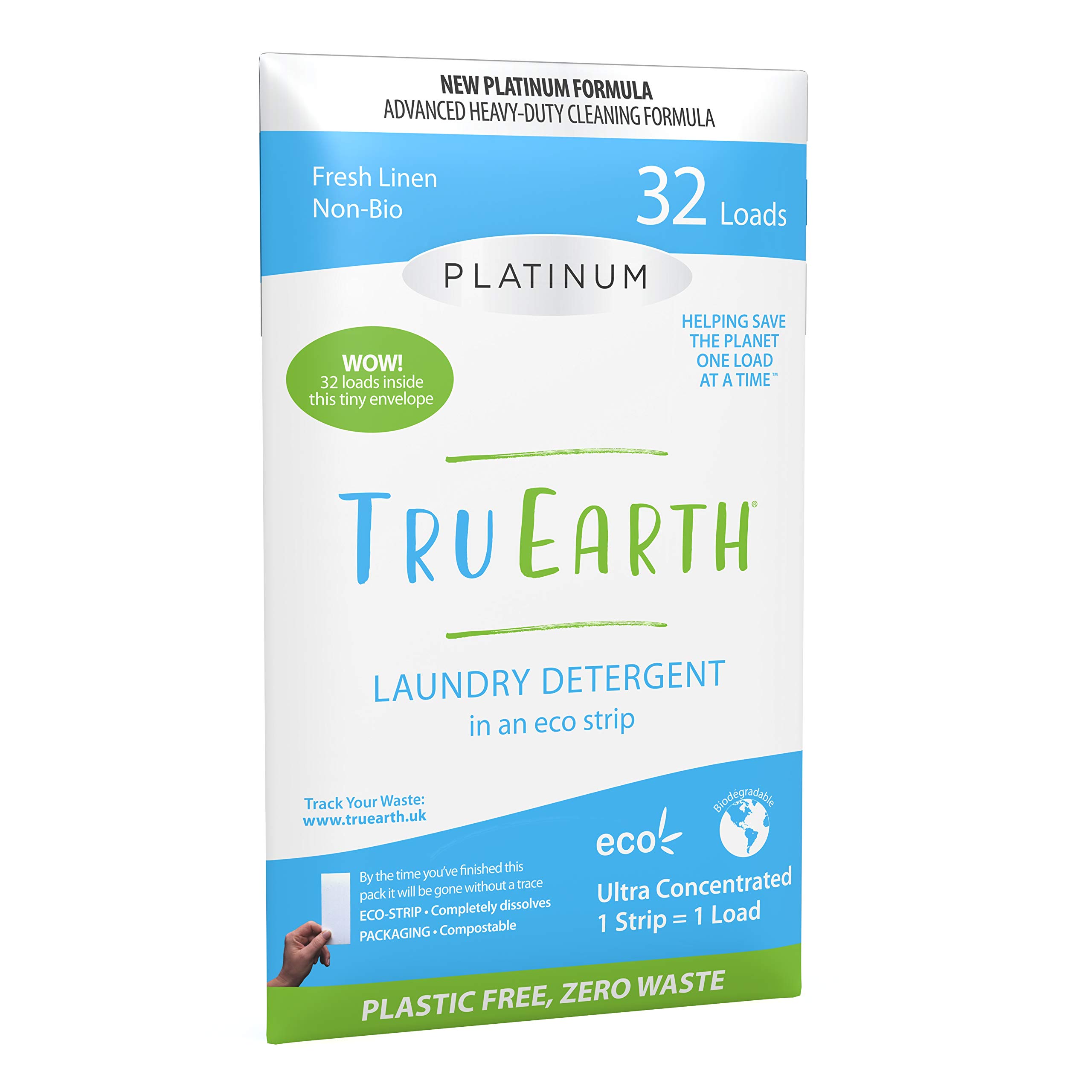 Tru Earth Platinum Hypoallergenic, Ecofriendly & Biodegradable Plastic