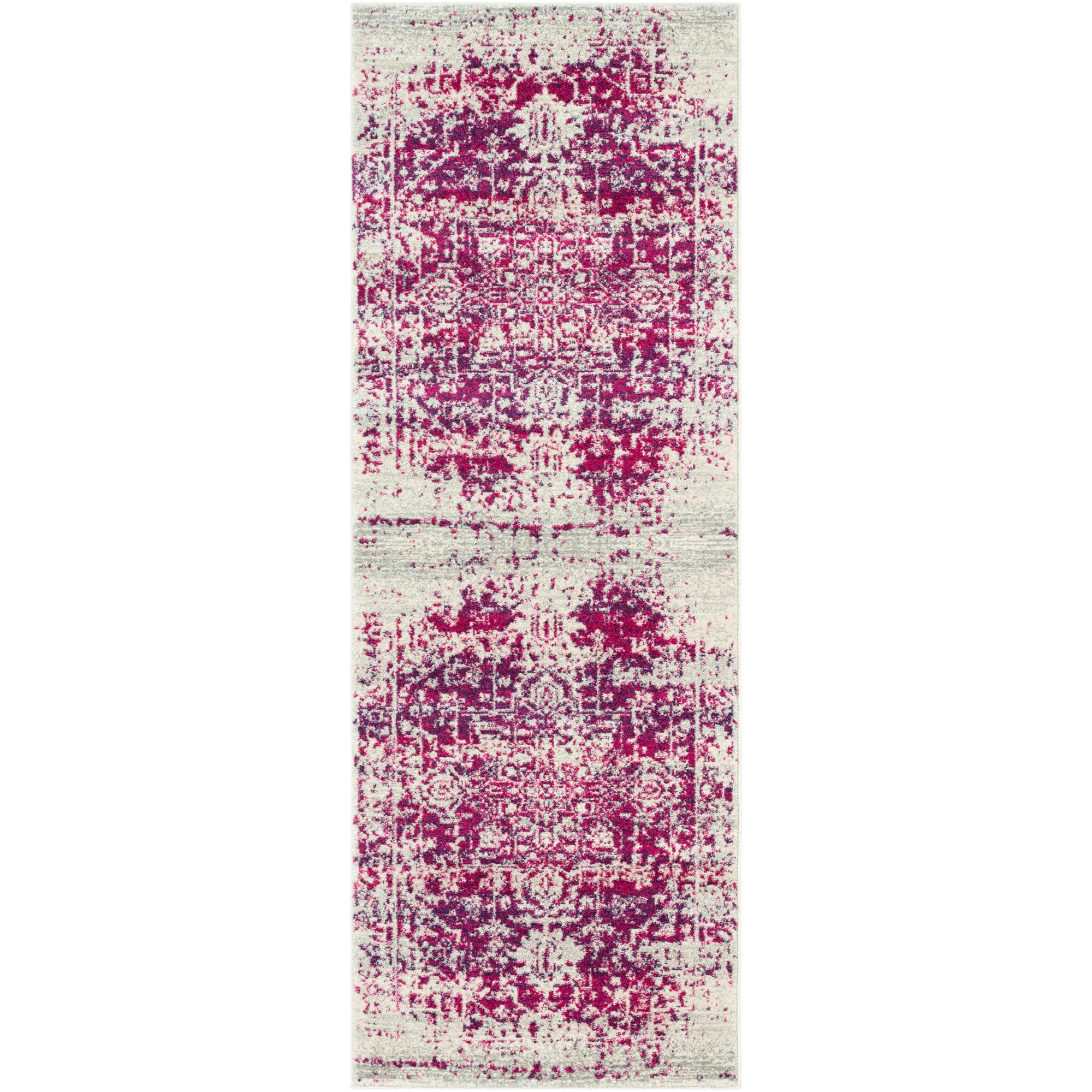 Livabliss Syracusa Vintage Rug Runner 80x220 cm for Living Room Hallway & Kitchen, Traditional Boho Design - Image 3
