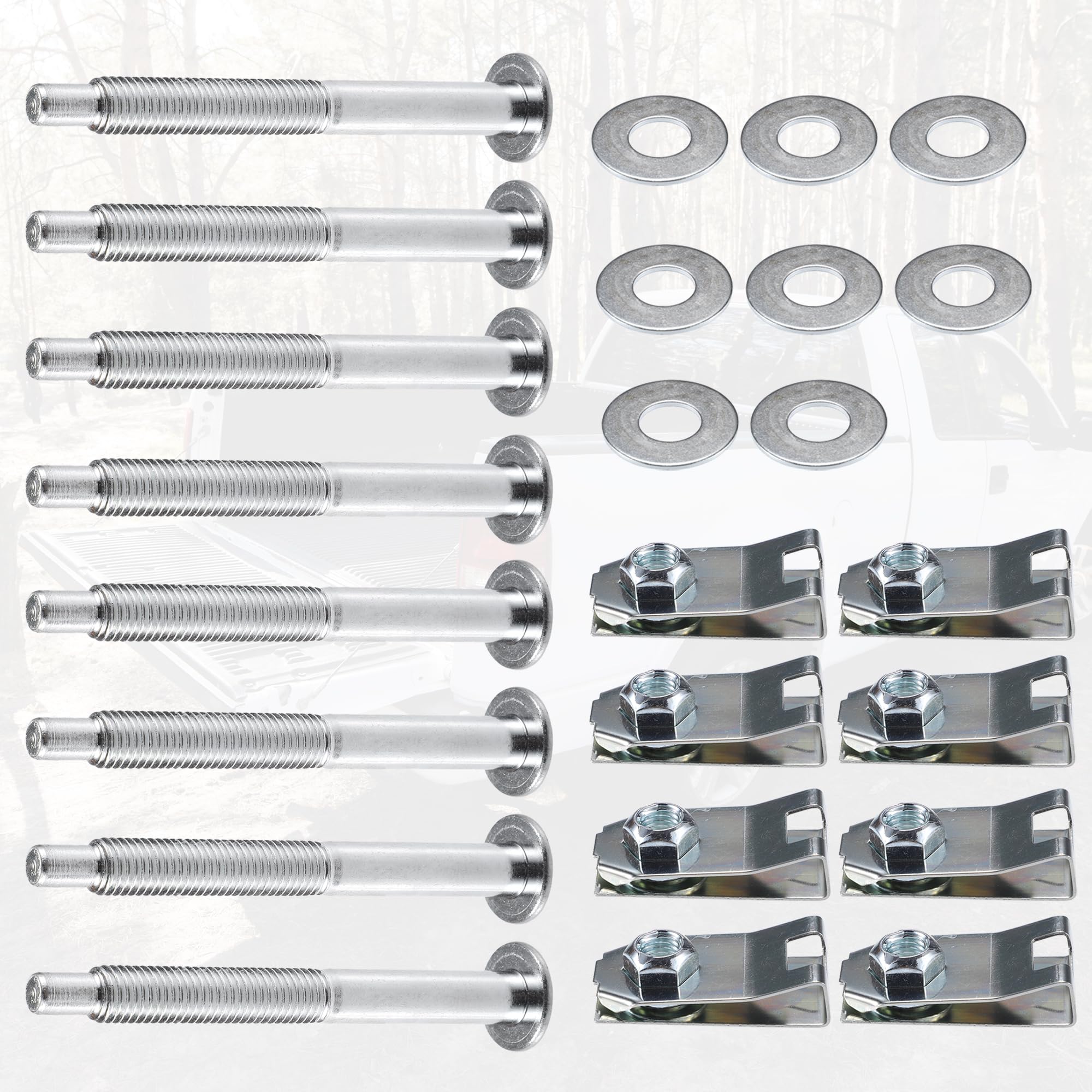 QUARKZMAN Camion Letto Montaggio Ferramenta Kit per Ford F-250 Super Duty 1999-2016