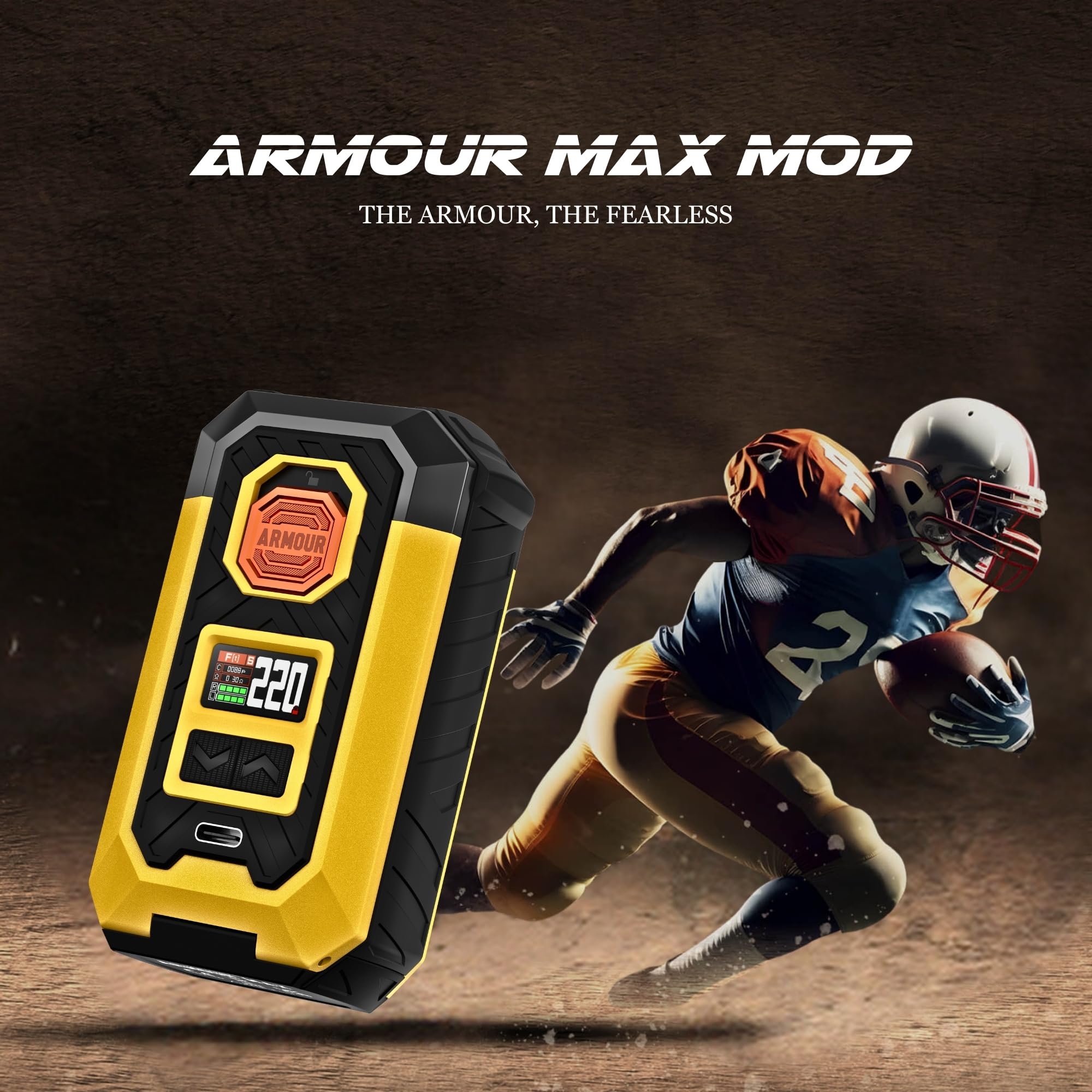 Vaporesso Armour Max Vape Mod - DTL Vaping, Multiple Modes, 5-220W  [Requires 2 x 18650 Battery or 21700 - Sold Separately] No Nicotine -  Black: Amazon.co.uk: Electronics & Photo