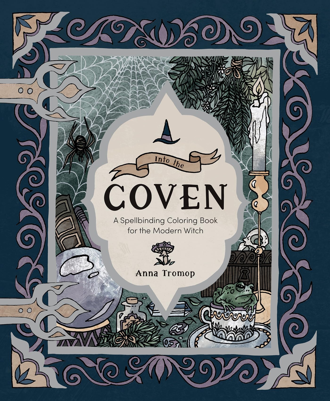 Into the Coven: A Spellbinding Coloring Book for the Modern Witch