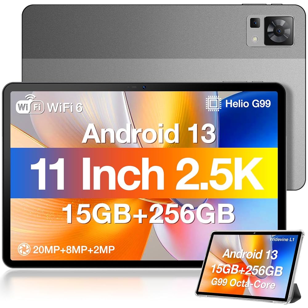 DOOGEE T30Pro　Androidタブレット Amazon.co.jp: DOOGEE T30 Pro タブレット 11インチ Android 13