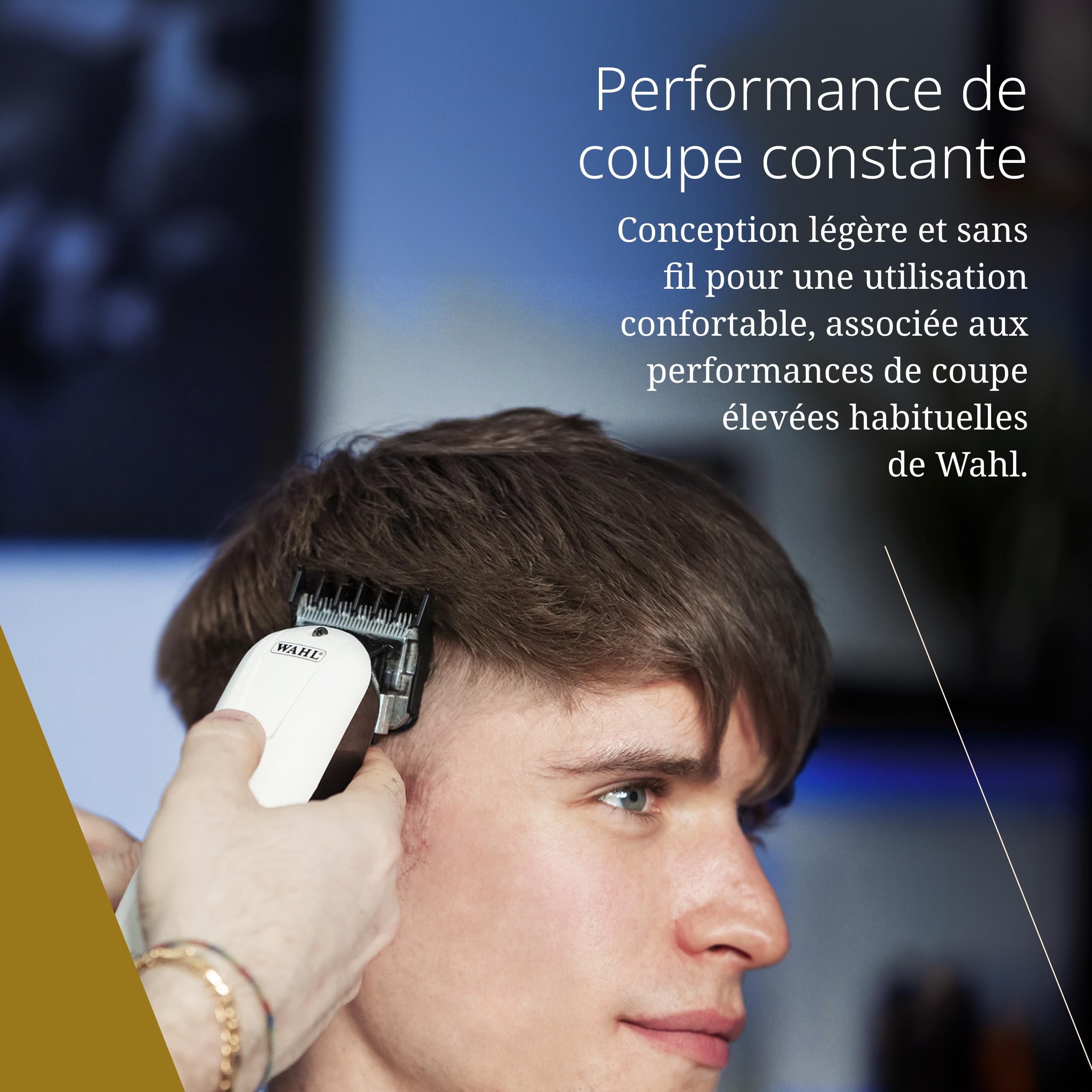 Wahl Cordless Super Taper, Tondeuse Professionnelle, Noir et Blanc