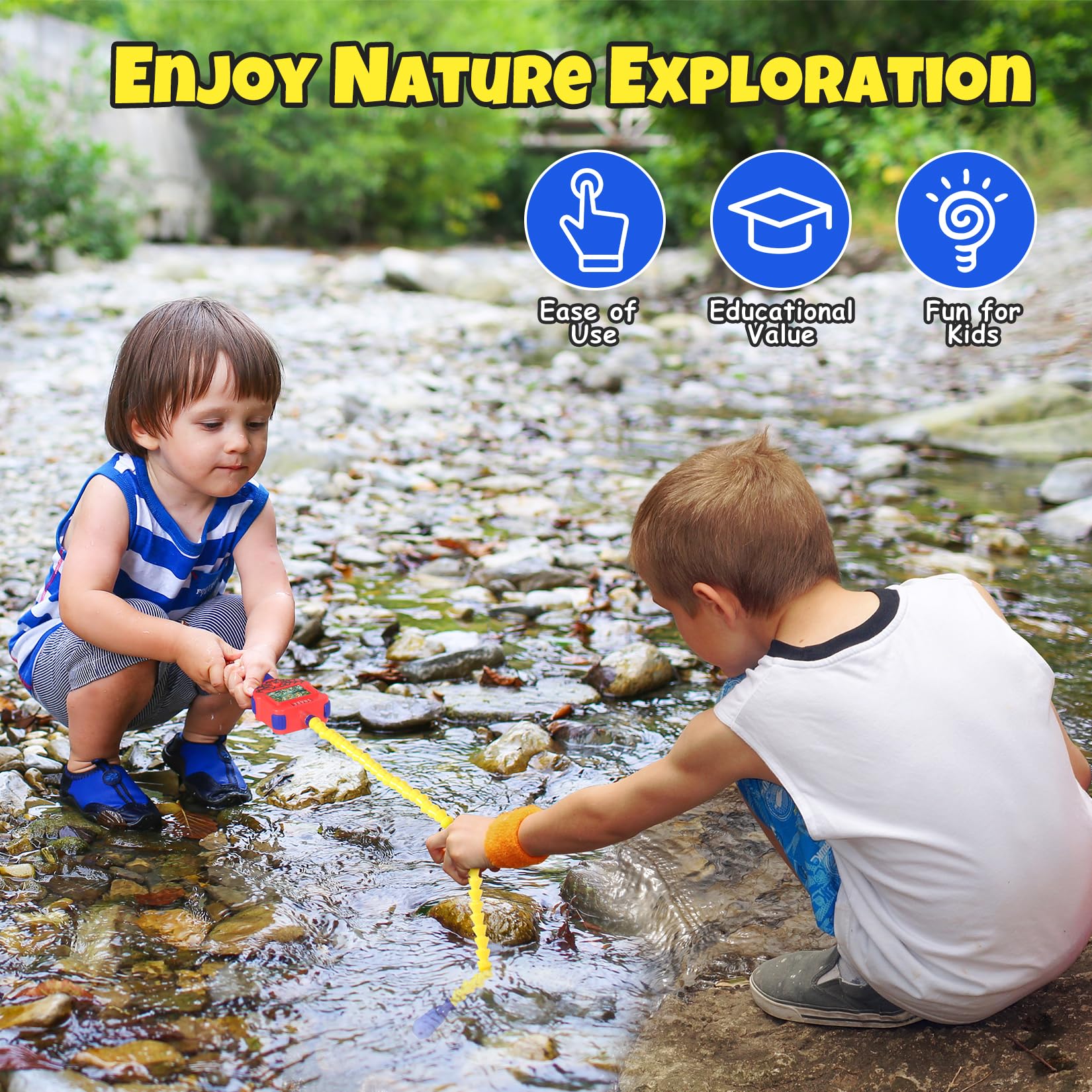 Borescope Snake Camera with Light for Kids, Educational STEM Toys for Boys & Girls 4-6, Unique Birthday Gifts for Kids 4 5 6 7 8 9 10 Years Old, Science Gifts for Hiking Camping Nature Exploration - Image 7