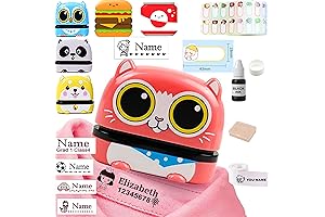 Baby Name Stamp for Clothing Kids Waterproof - Permanent Fabric Markers for...