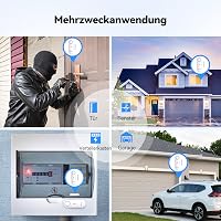 TECKNET Ajtó és Ablak Riasztó Rendszer 6 db Vezeték Nélküli Szenzorral 7