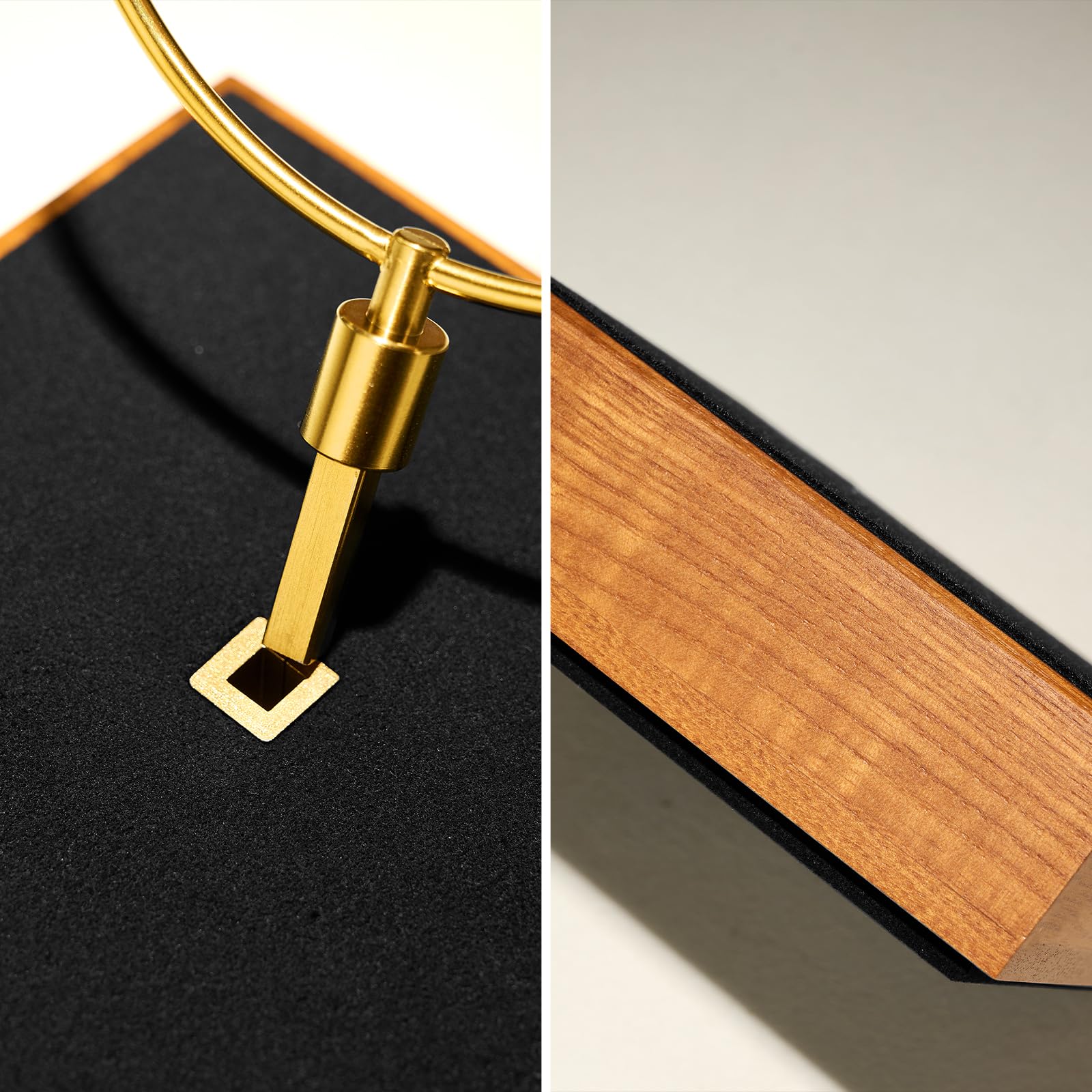 Oirlv Taschenuhr Präsentationsständer aus Holz,Uhrenständer, | Luxuriöser Halter für Taschenuhren und Kleinen Schmuck