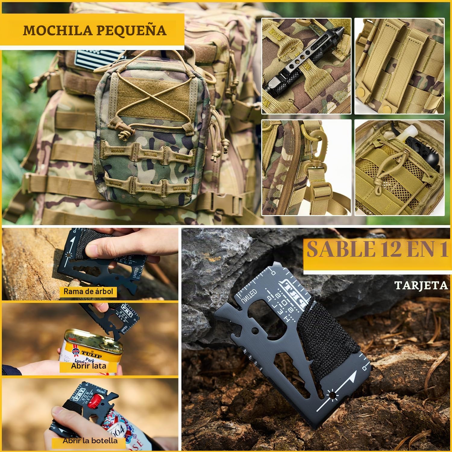 Kit de primeros auxilios de supervivencia, 99 piezas, equipo profesional, mochila grande para senderismo, accesorios de aventura al aire libre, regalo