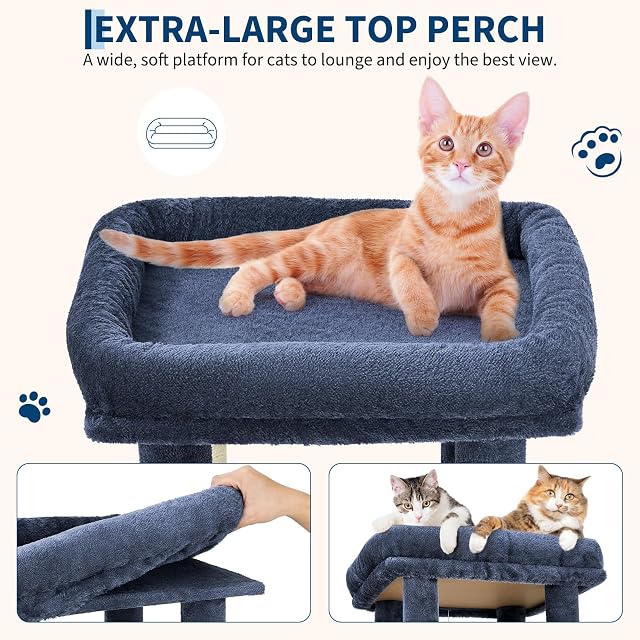 Foto 2 de 8 de GarveeHome Torre Rascadora para Gatos Grandes
