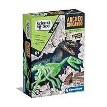 Clementoni – 19227 – Scienza E Gioco Lab – Archeogiocando Velociraptor – Dinosauri Fossili, Kit Fossili da Scavare E Assemblare, Paleontologia, Gioco Scientifico 7 Anni, in Italiano, Made in Italy