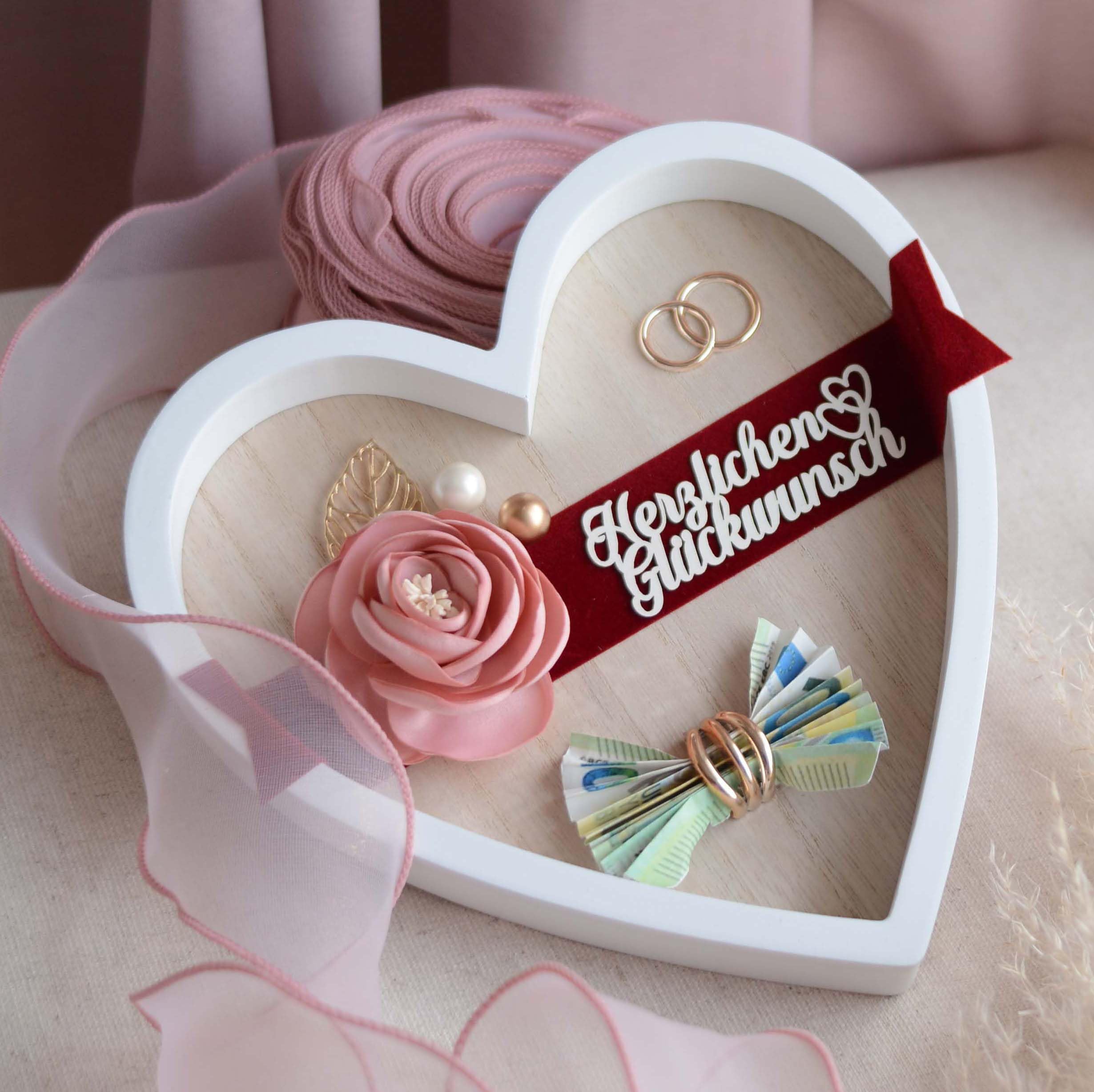 Cynlsum Hochzeitsgeschenk Für Paare – Personalisiertes Treibsand-Ornament, 26x10x26 Cm, Für Brautpaare