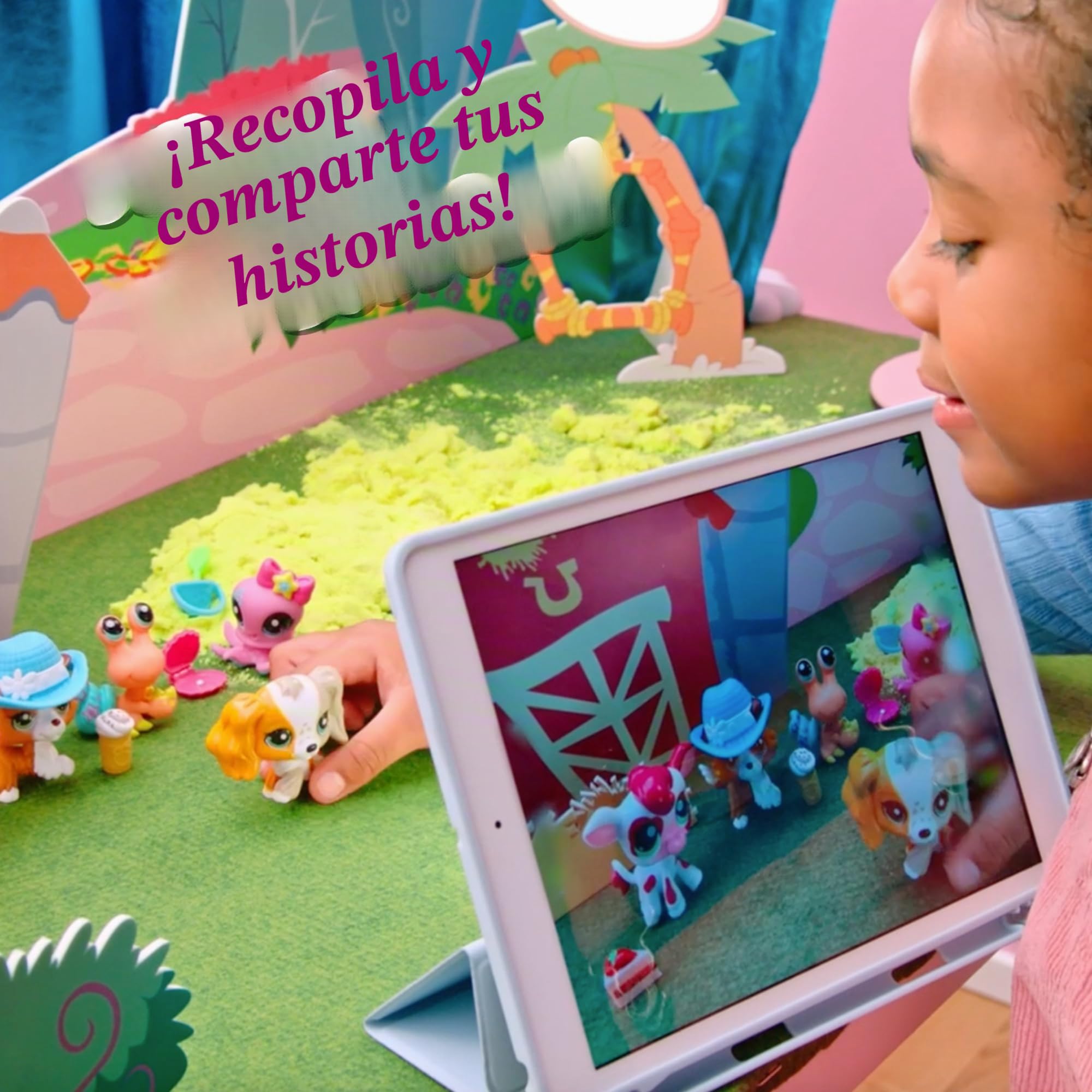 Littlest Pet Shop Spin & Style Boutique - Serie 4 - Gen 7 Auténtica Figura de Juguete LPS Bobble Head, Animal de Juguete Coleccionable, a Partir de 4 años