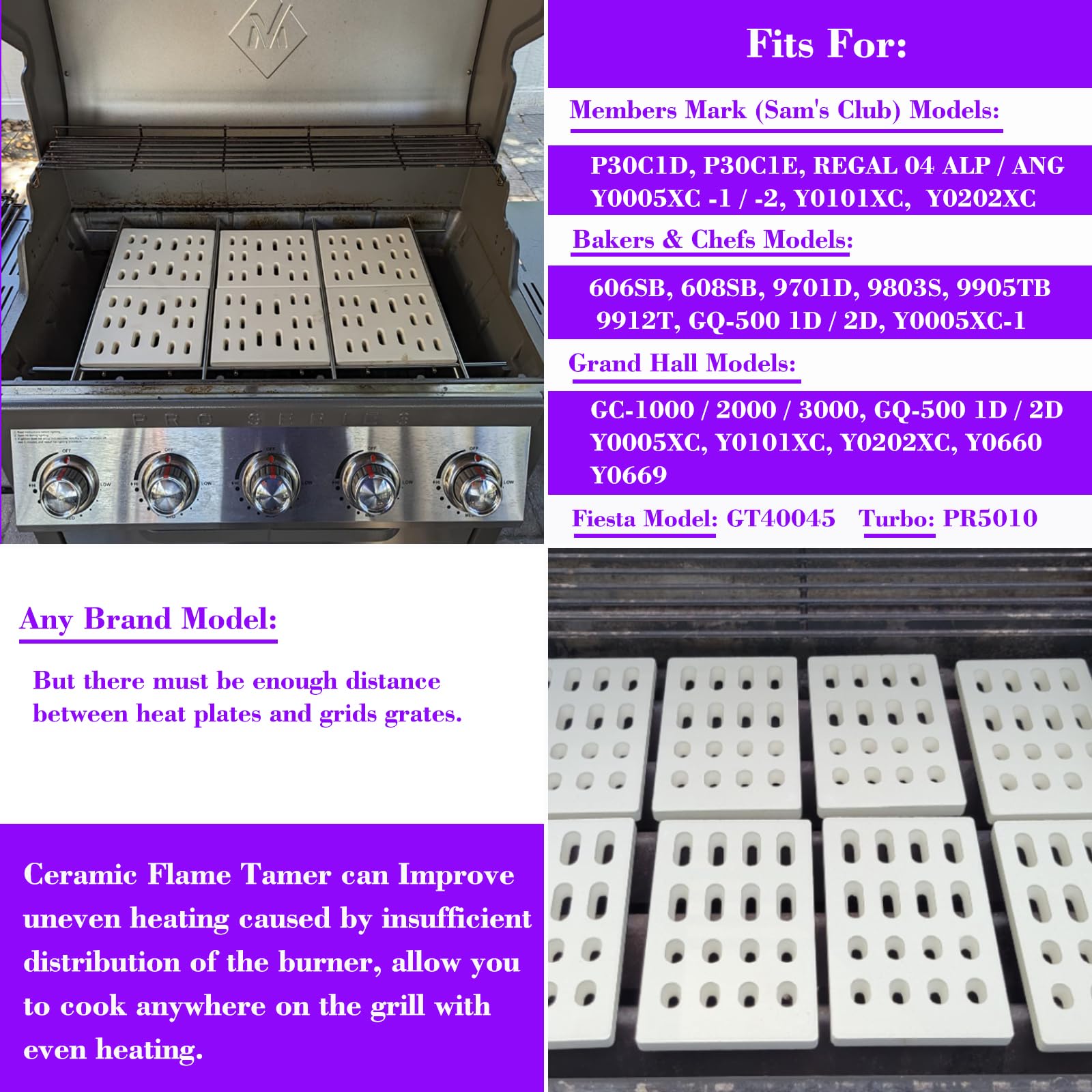 Derurizy Lot De 6 Dompteurs De Flamme Rayonnante En Céramique