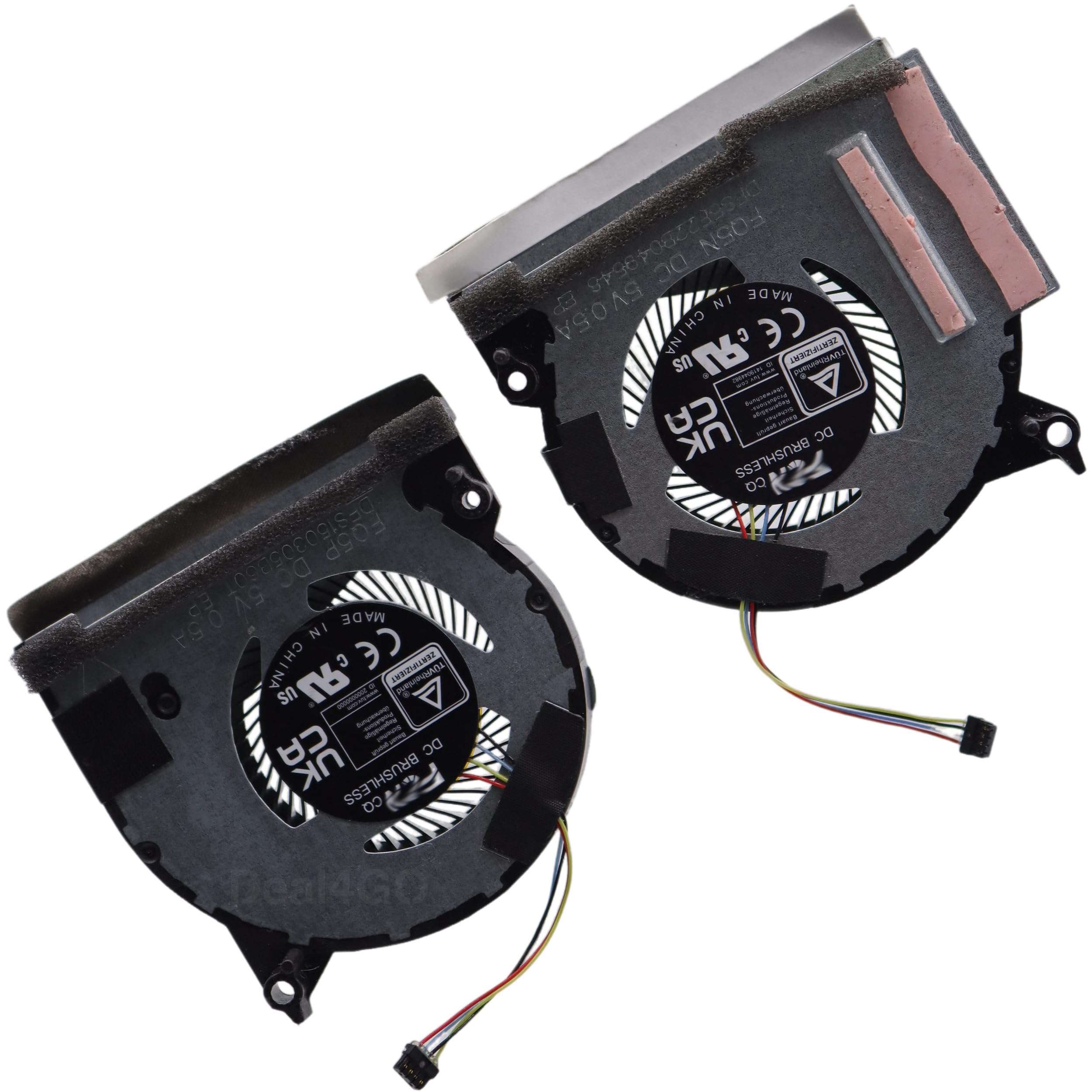 Deal4GO Sostituzione della ventola di raffreddamento grafica CPU e GPU per console portatile da gioco ASUS ROG Ally RC71L NR2301L (2023)