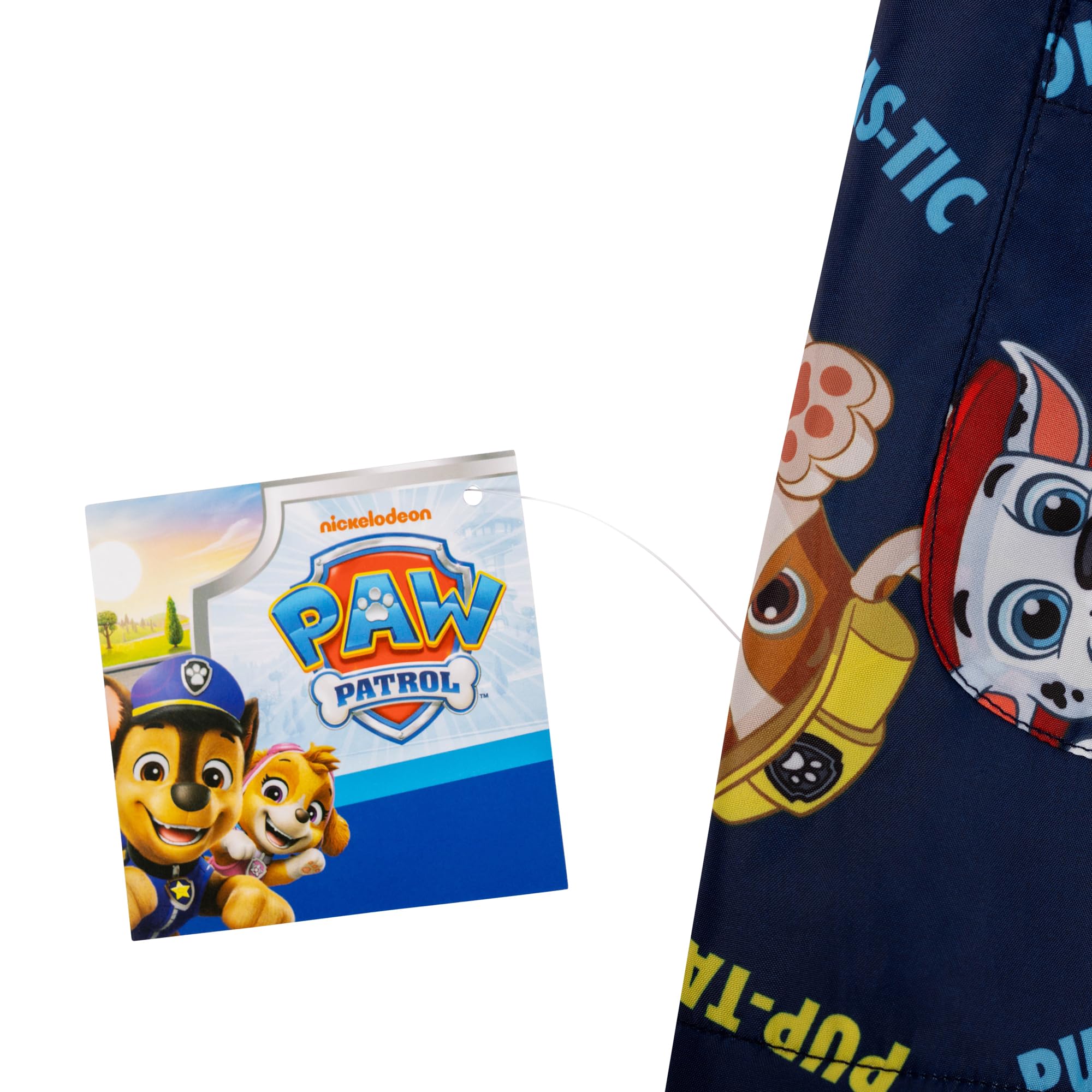 Paw Patrol / La Pat' Patrouille Imperméable avec capuche, veste doublée polaire isolante, Dark Blue, Bleu