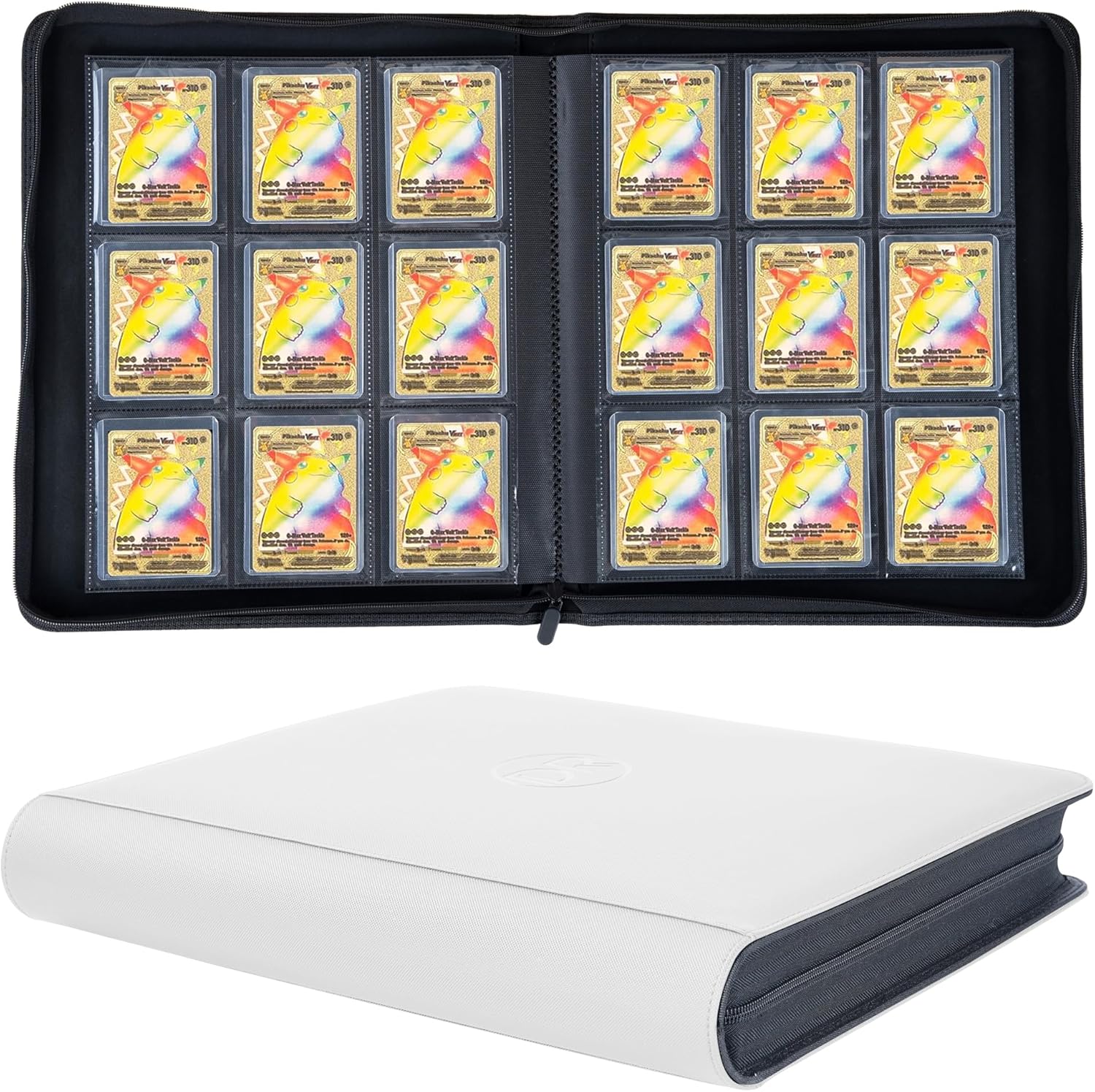 DRZERUI Toploader Binder, Holds 288 Top Loaders for Cards