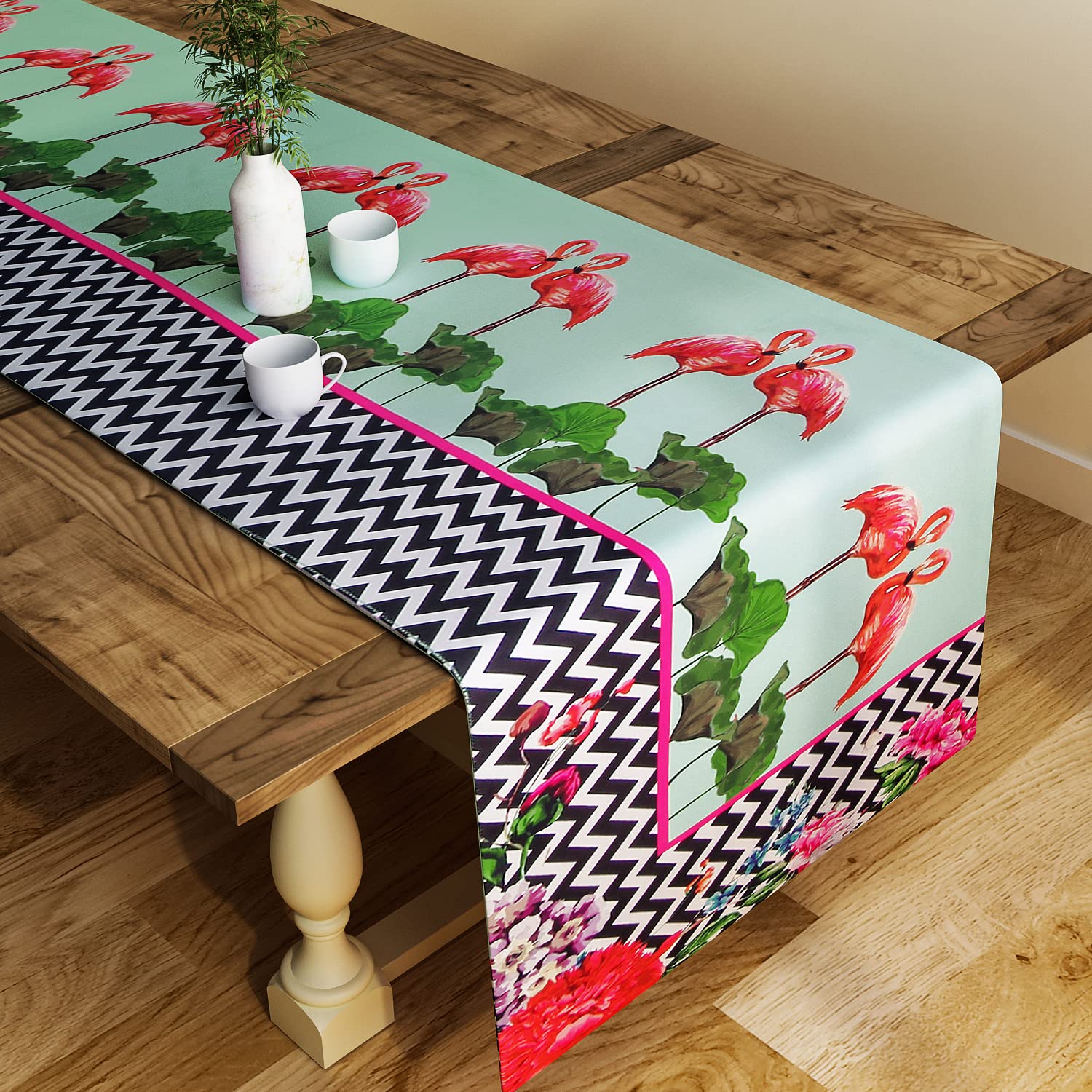 SEJ Table Runner - Pink Dining Table Protector -22