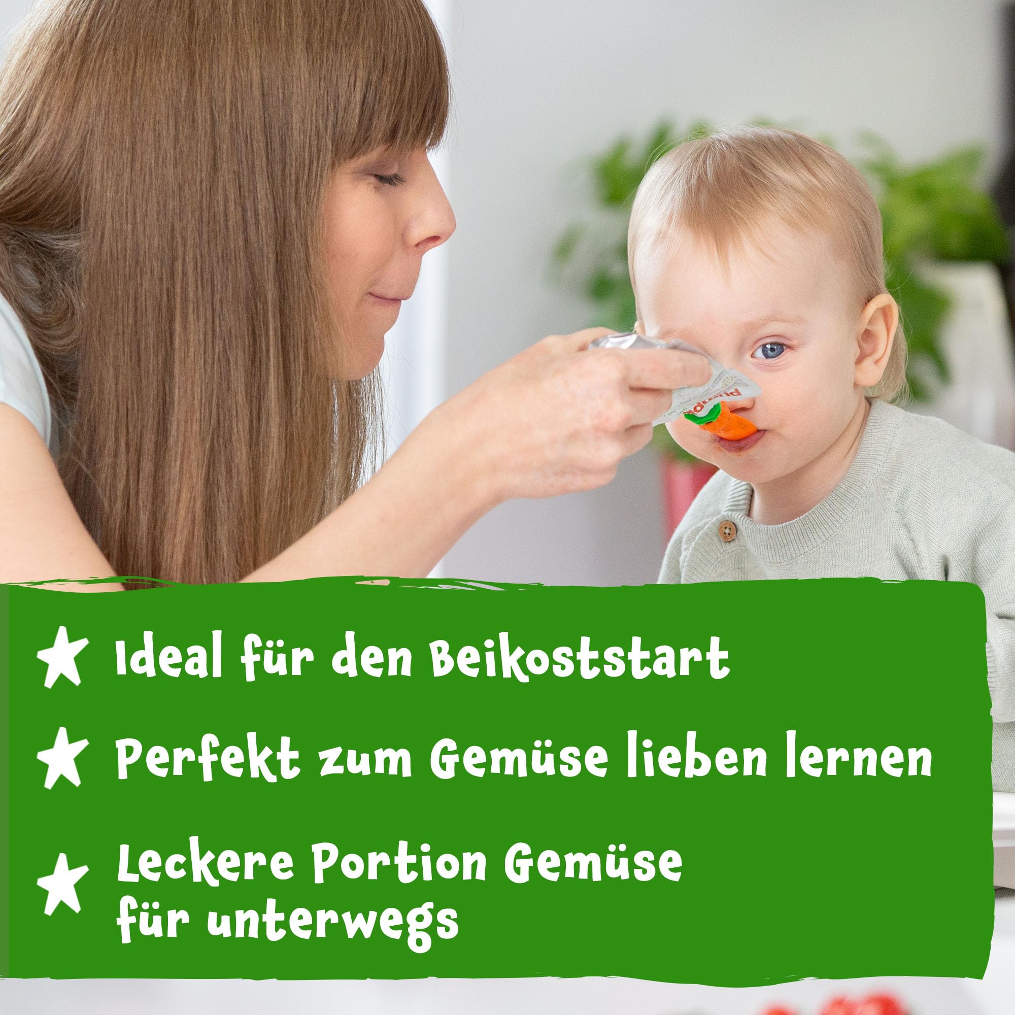 Pumpkin Organics 24er Pack QUERBEET Bio Gemüse-Quetschies - Quetschie ohne Zuckerzusatz¹ - Babynahrung für Babys ab dem 6. Monat - Kennenlernpaket (24x100g)
