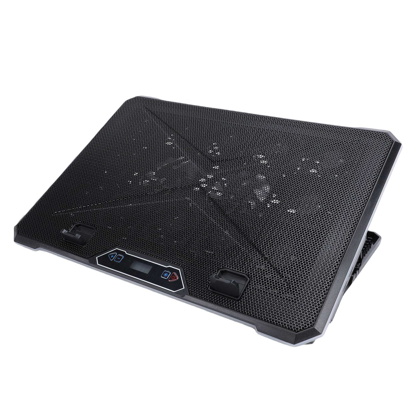 Almohadilla de Enfriamiento para Computadora Portátil RGB Enfriamiento Potente Velocidades Ajustables Enfriador de 12 a 19 Pulgadas para Jugadores Metal y ABS (14 Aficionados)