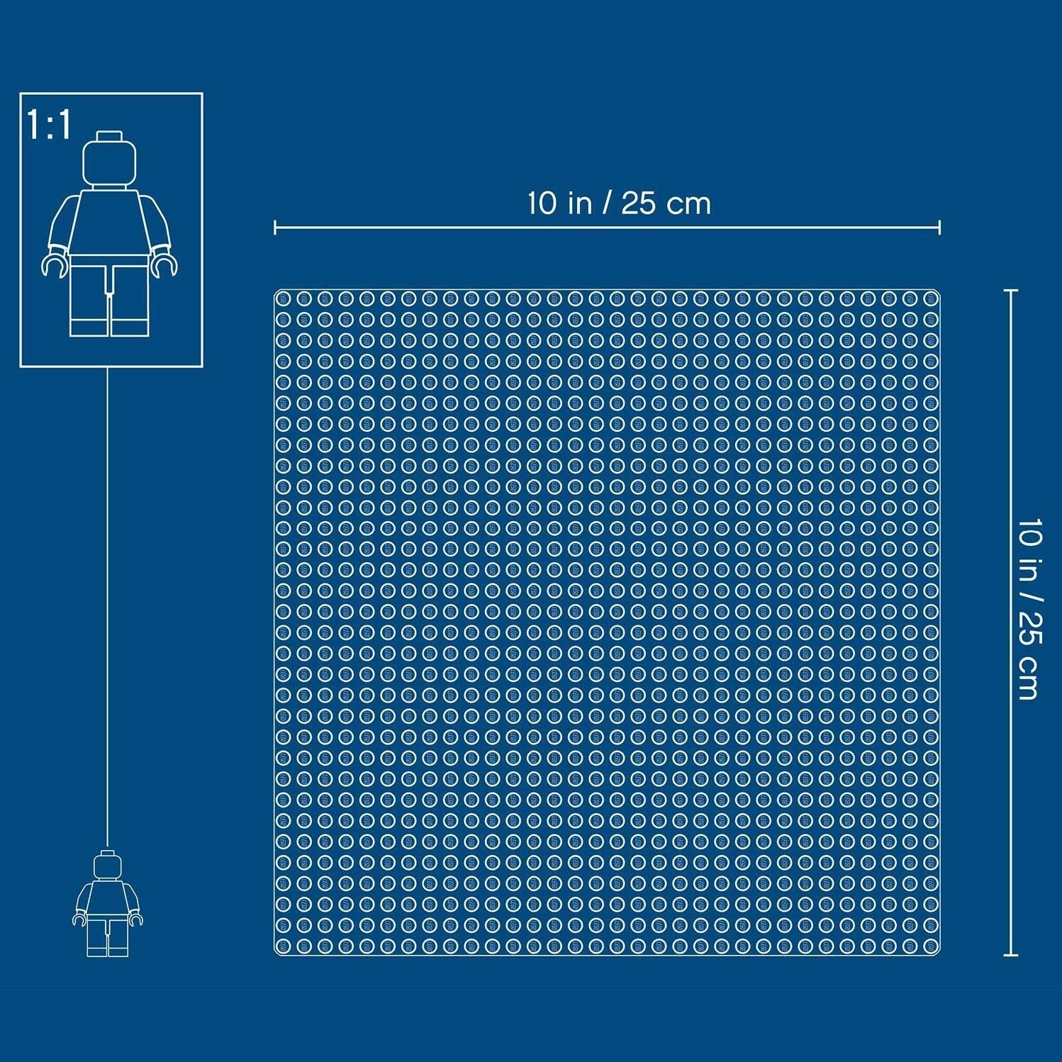 LEGO 11010 White Baseplate opens up a dazzling world of imaginative possibilities, 1 Piece 1