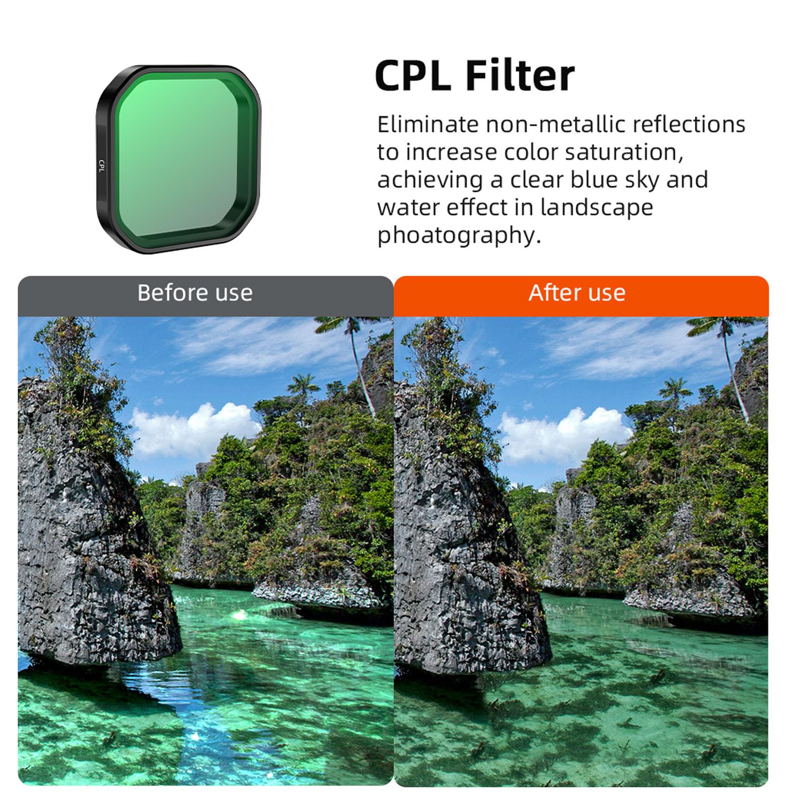 Annadue Filtro per Lenti Drone Set ND16 Filtri in Vetro Ottico HD per Ace Pro con Rivestimenti a più Strati Pioggia Graffio Olio a Prova di Olio Leggero in Lega di Alluminio Leggero