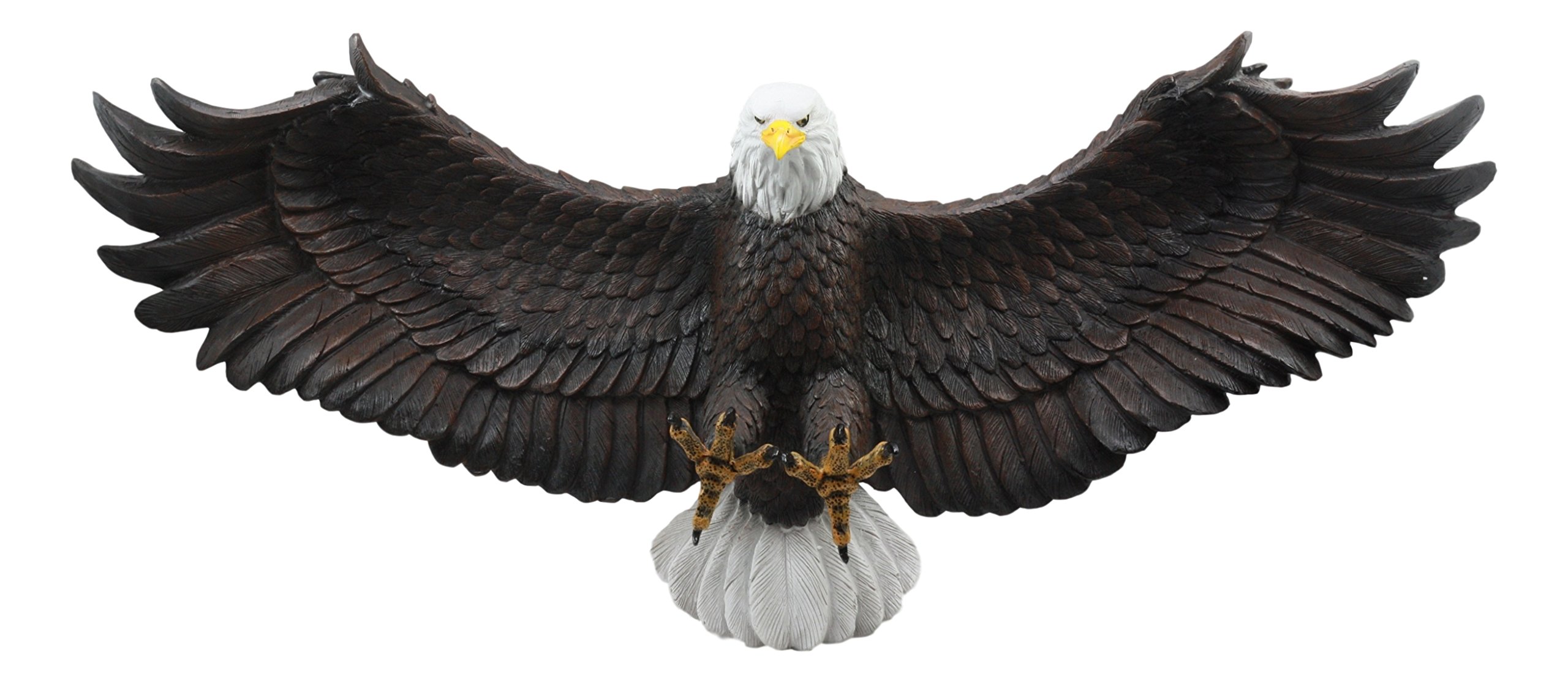 Buy Ebros Freedom Reigns Large Flying Bald Eagle Wall Decor Statue 2 ...