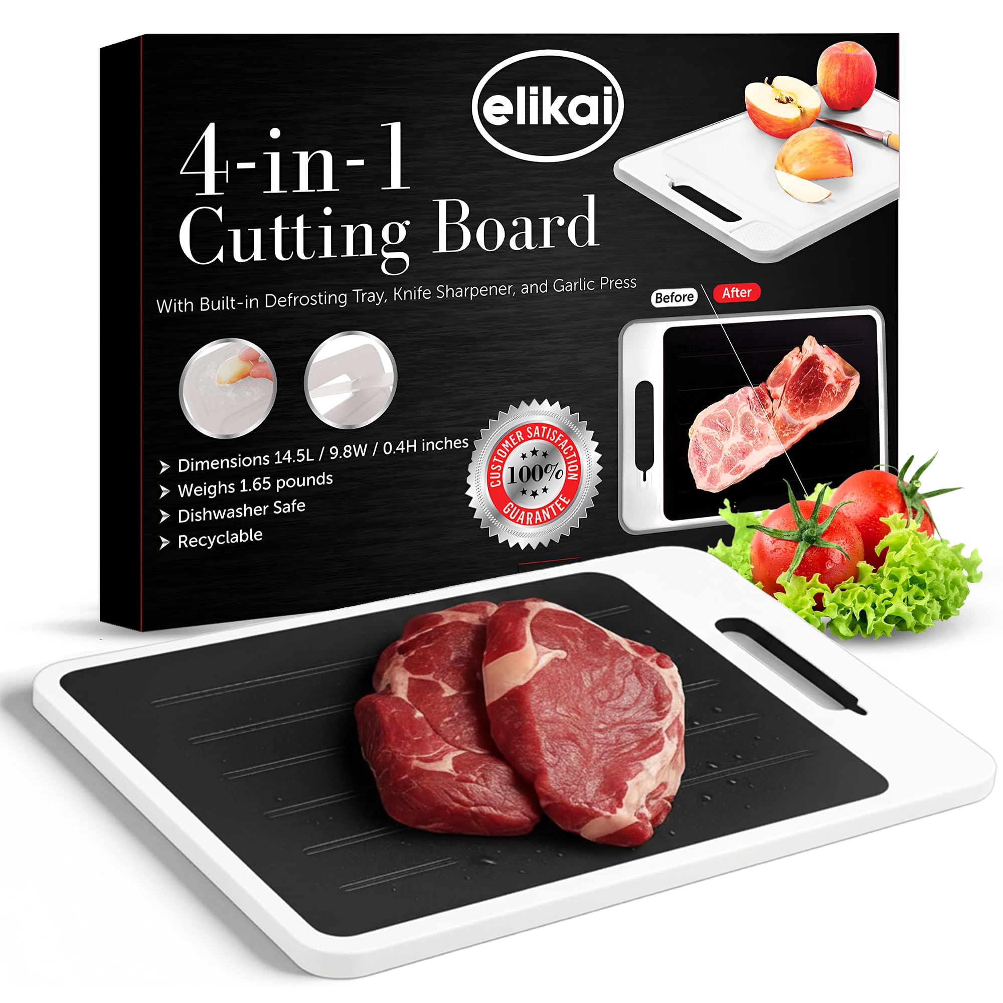 ELIKAI 4-in-1 Defrosting Tray