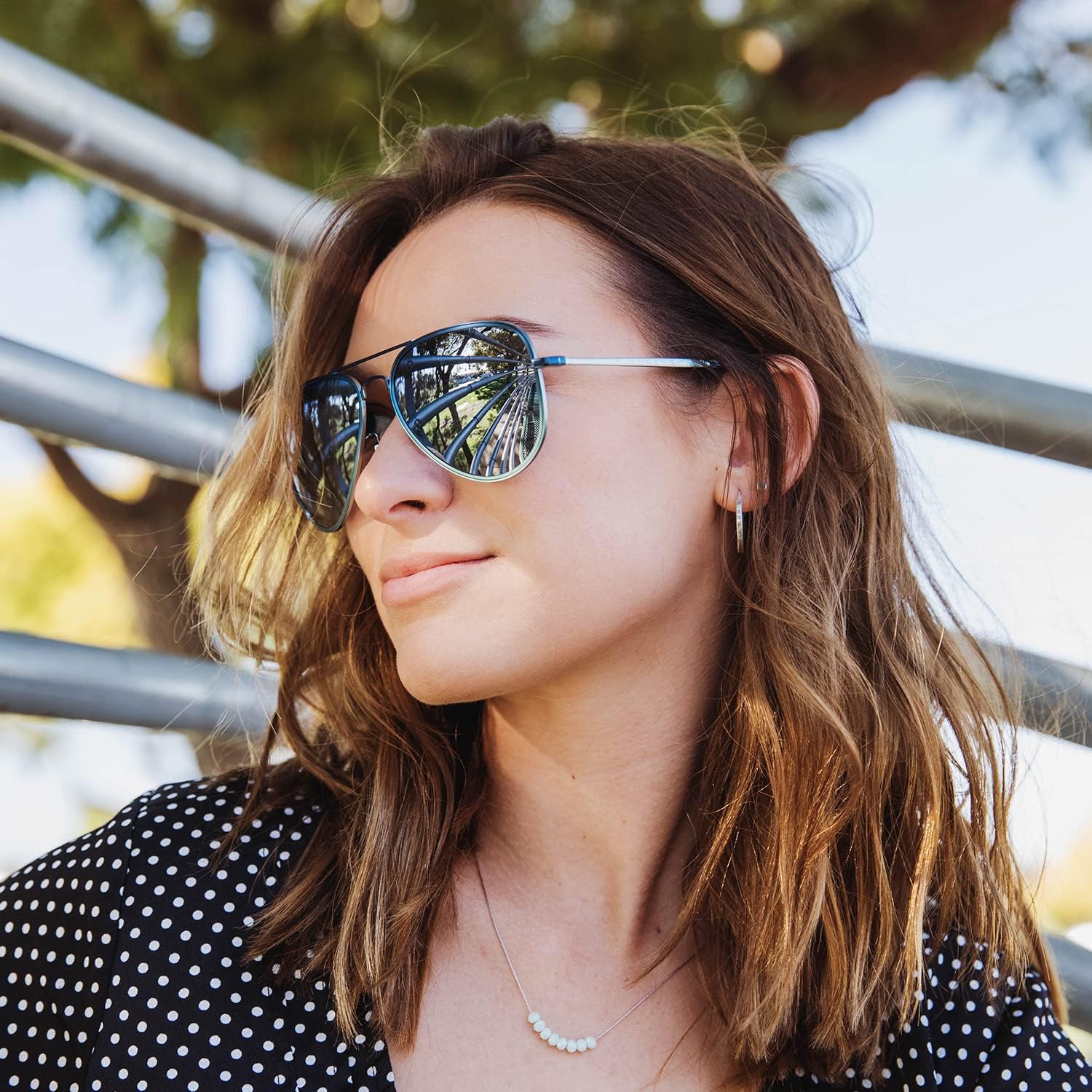 Blenders Eyewear A Series – Aviator Style Polarized Sunglasses – 100% UV Protection – For Men & Women - Image 6