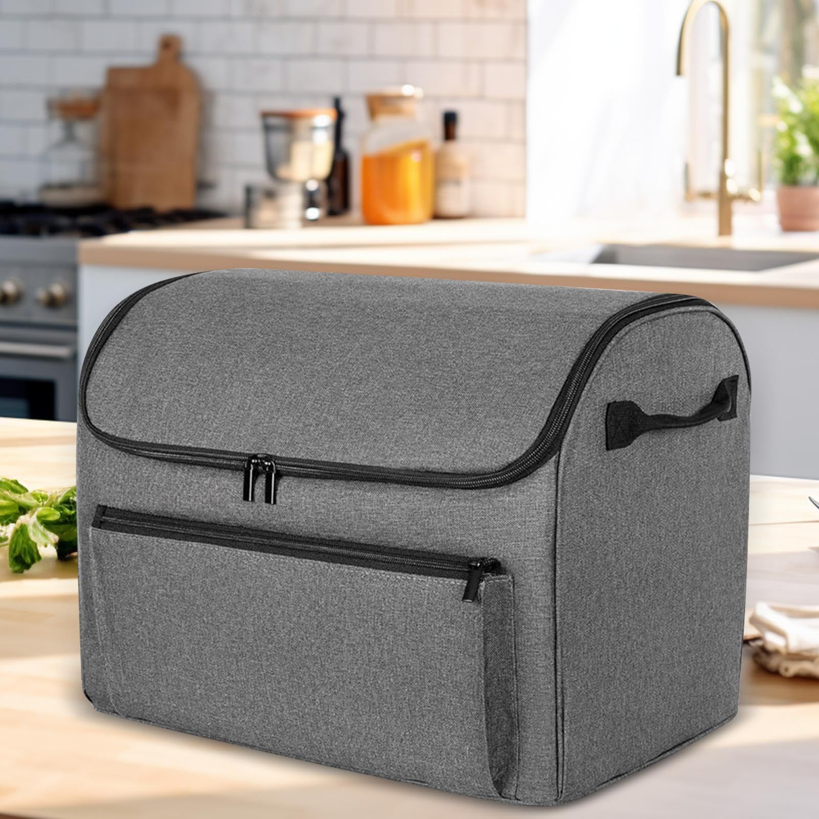 wasserdichte Tasche mit Zubehörtasche, tragbare Tragetasche für Camping, Picknick, Potluck, Outdoor-Reisen, Slow Cooker-Tragetasche, Reisetasche für Slow Cooker | Wasserdichter Tragbarer mit Zubehörfach, Einfach zu Reinigendes Innenfutter Hülle für Outdoo