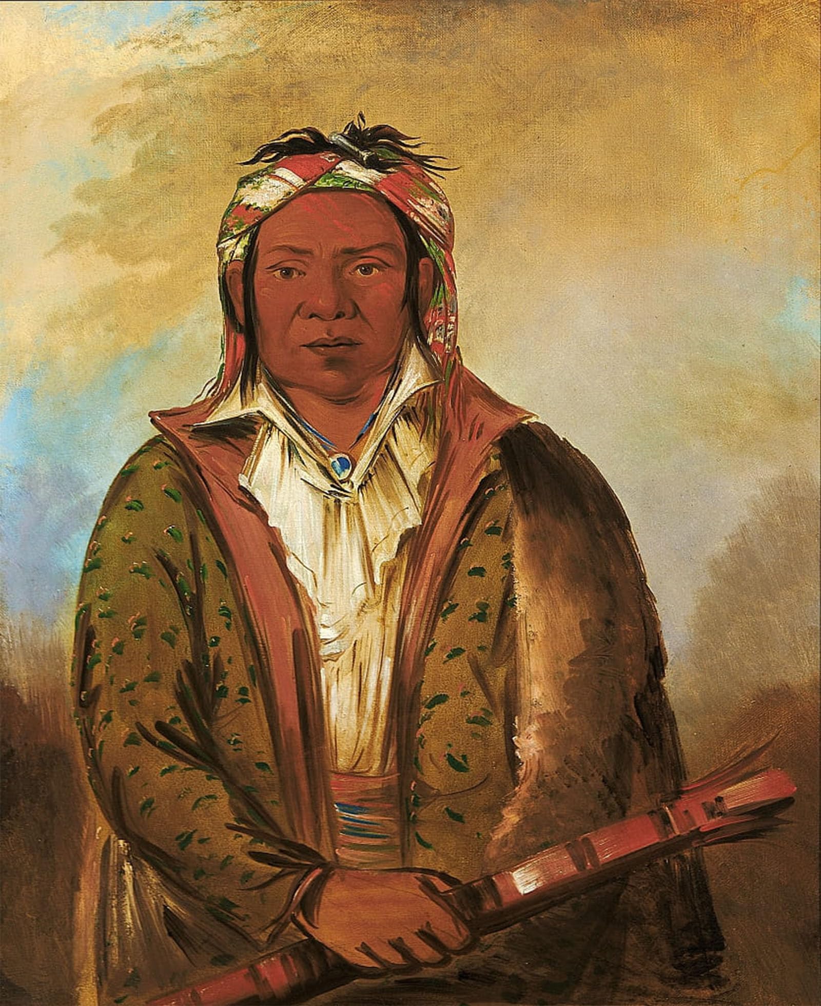 POSTERIIk Vintage Art Print Images Pictures Print Shee Náh Wee by George Catlin Modern Colour Posters for Office Home Decor 60x90cm