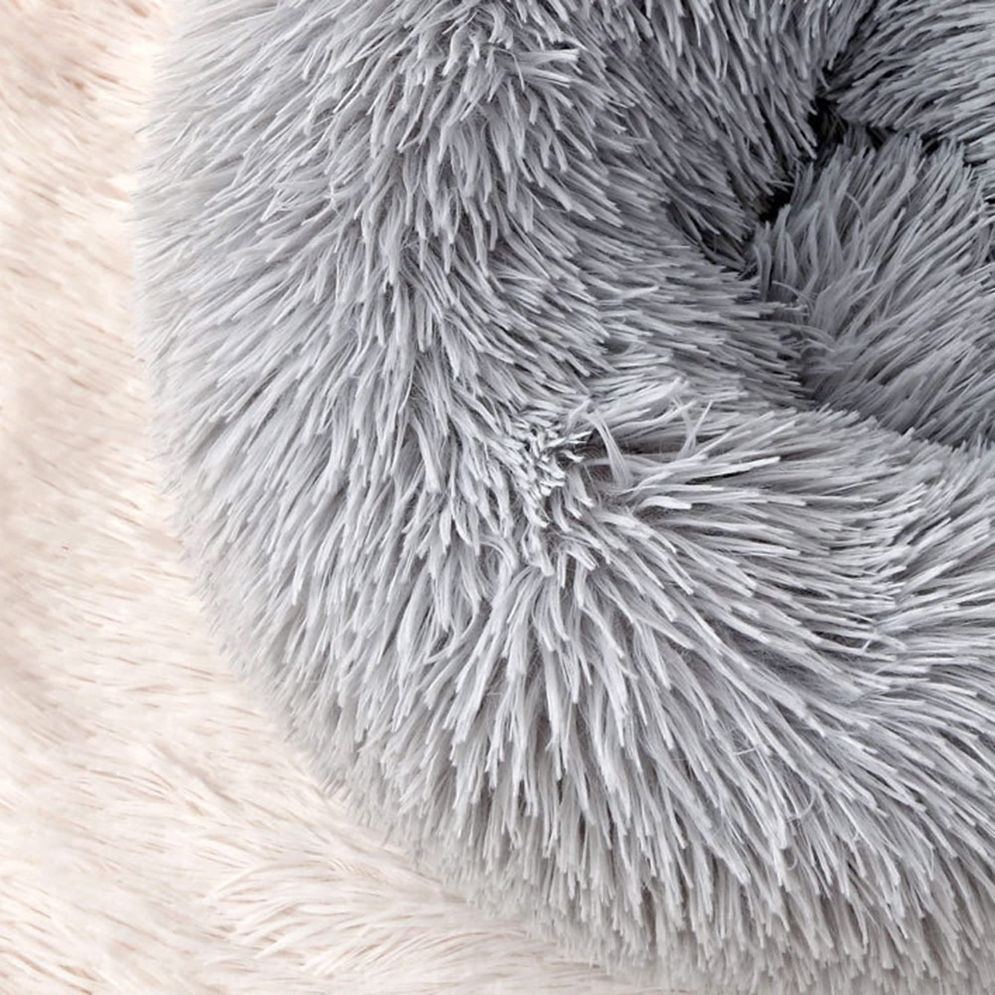 Waschbares Donut-Bett Für Kleine Hunde & Katzen – Selbstwärmend, Rutschfest, Größe S (50 Cm), Pink