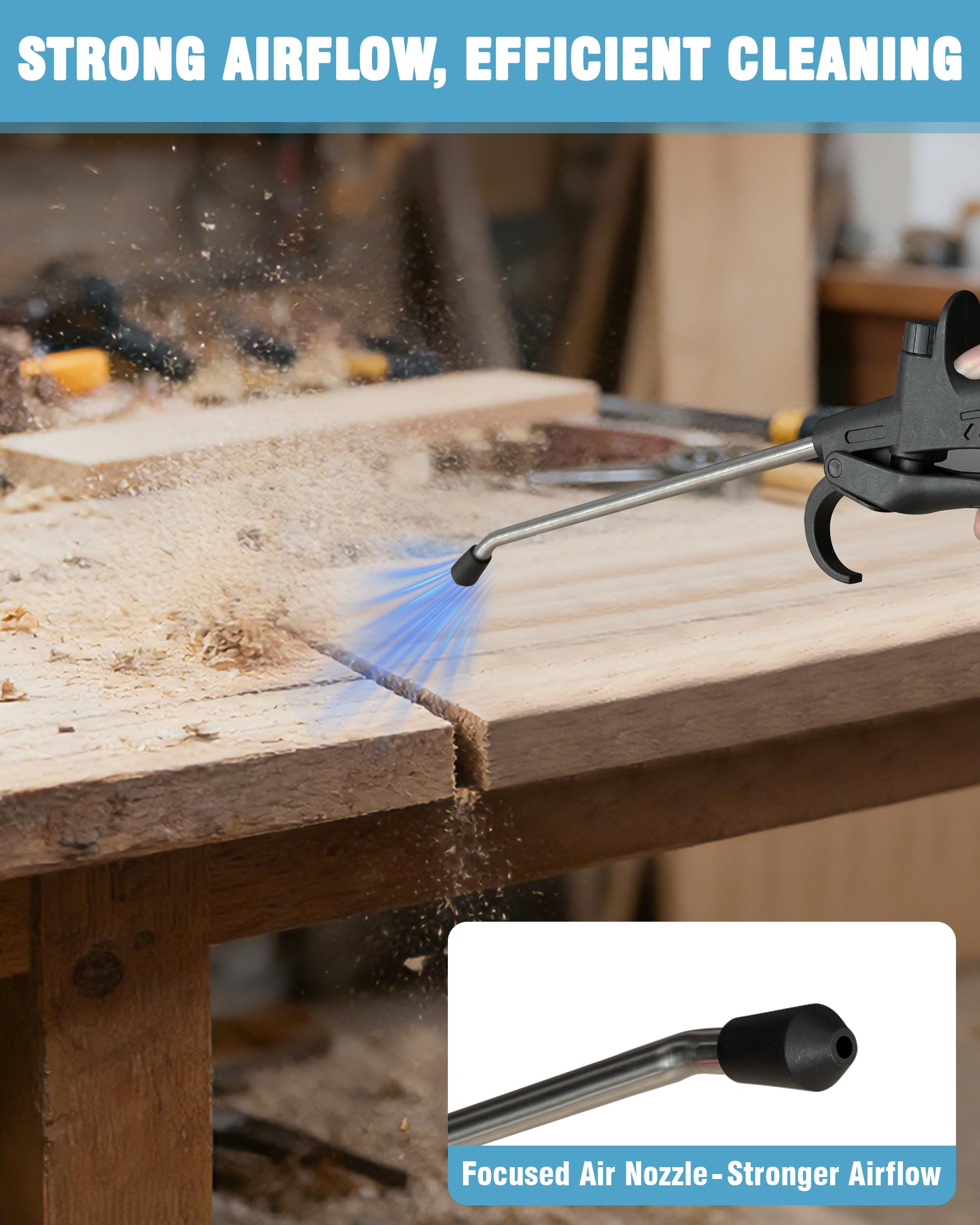 KEENTECH Air Blow Gun - Powerful Dust Cleaning -3 KEENTECH Air Blow Gun - Powerful Dust Cleaning -3