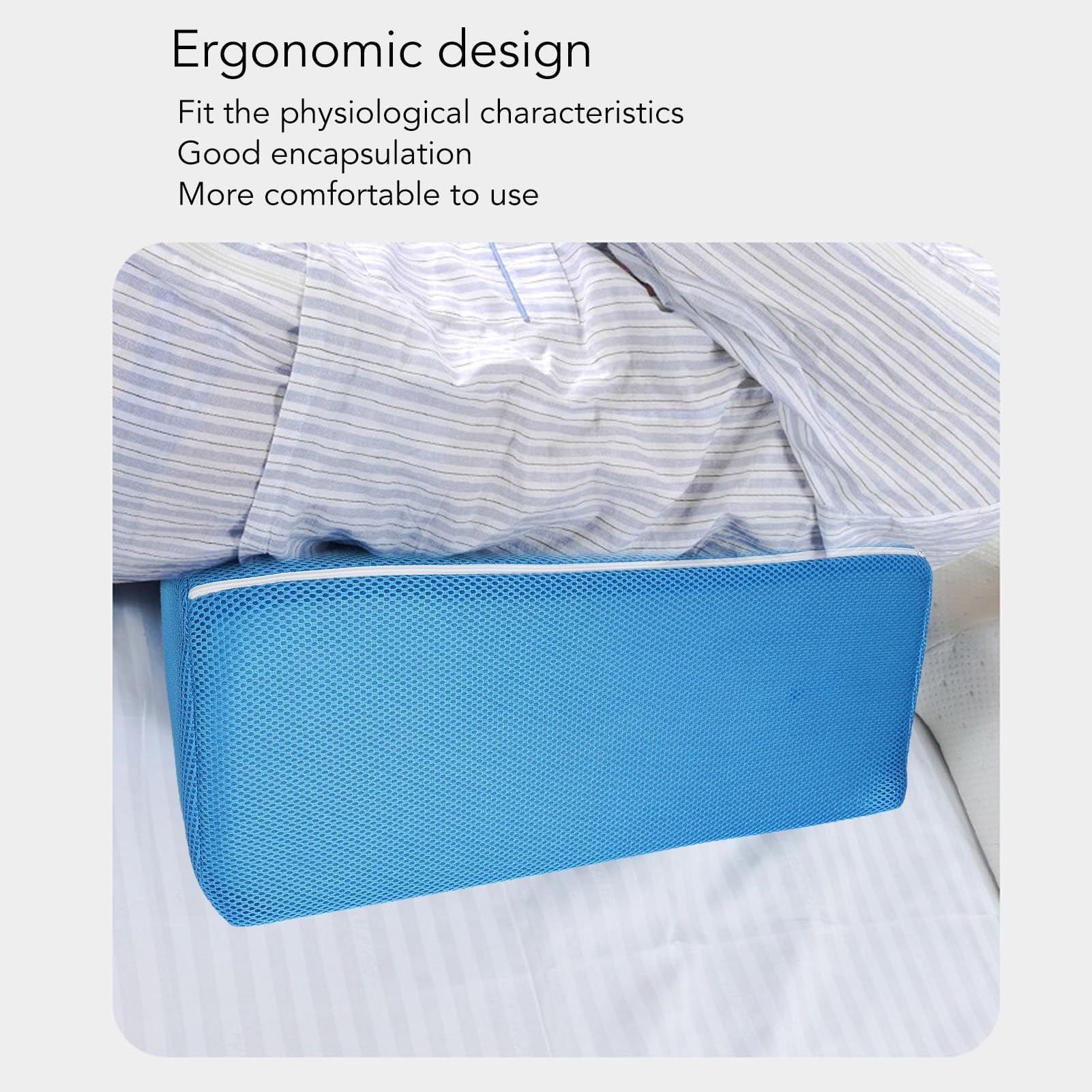 Cuscino ergonomico triangolare a cuneo per dormire Cuscino inclinato Cuscino di supporto adatto per gravidanza e chirurgia Previene il mal di letto per supporto per gambe e schiena