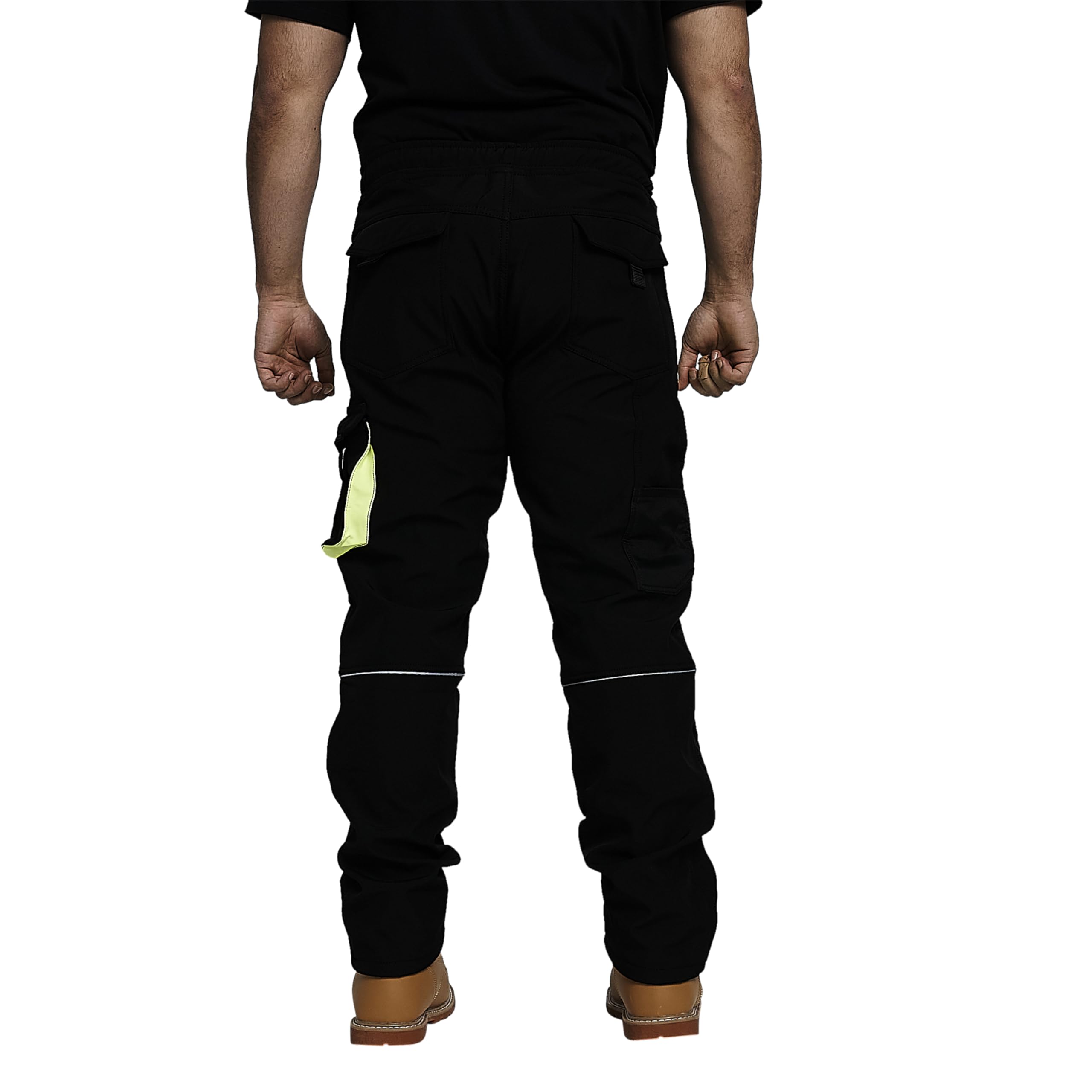 Pantalones de trabajo para hombre, de alta visibilidad, resistentes al agua, a prueba de lluvia, repelentes, resistentes al viento, de seguridad, para el trabajo, para constructores, ropa de