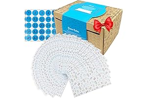 100 Envelopes Money Saving Box Challenge,A-Blue
