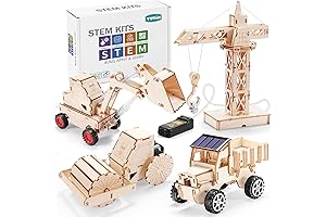 Wooden Building Kits for Kids Ages 8-12: Engineering, Science, and Creative Play