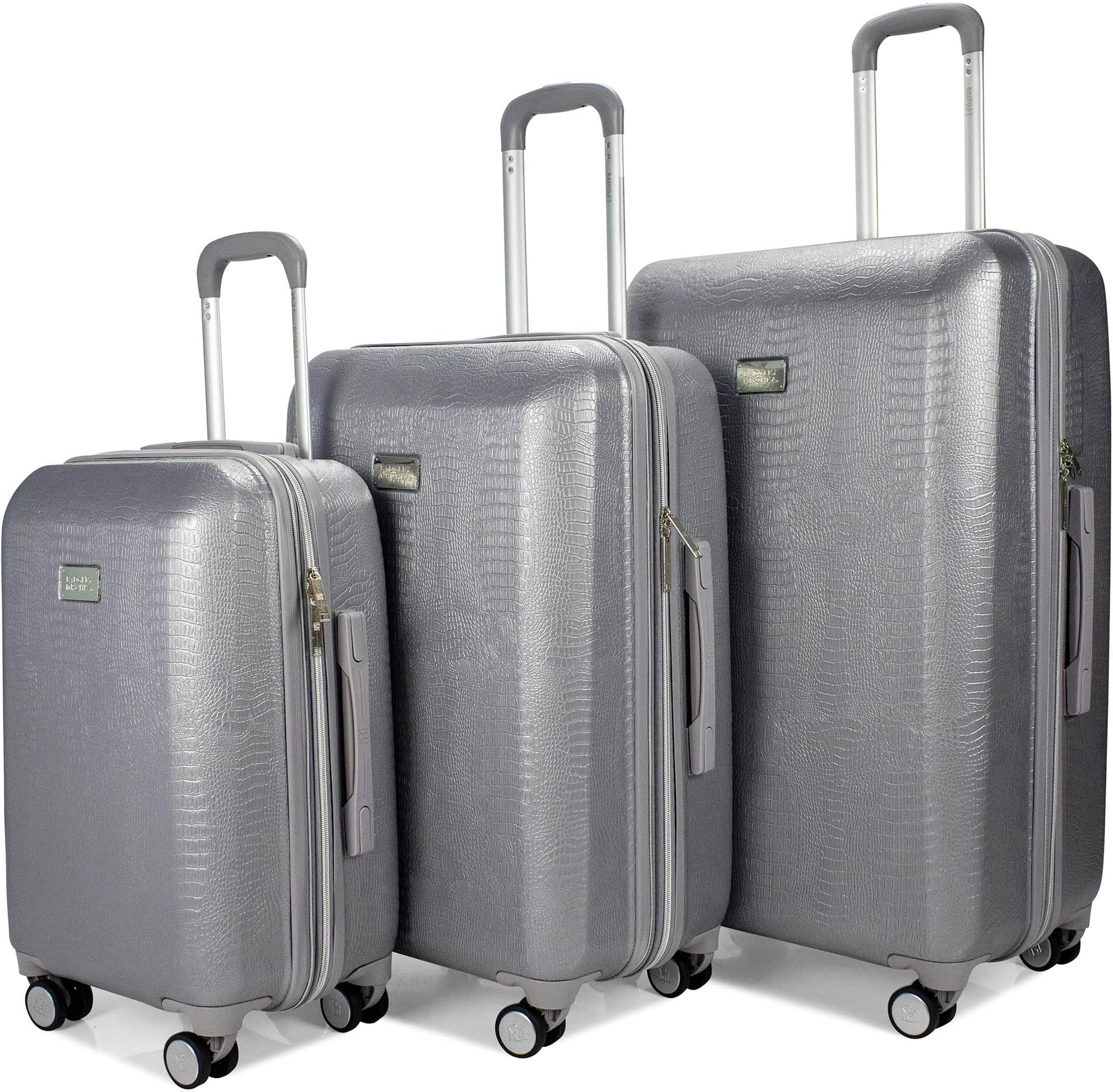 Snakeskin 3 Piece Expandable Luggage Set