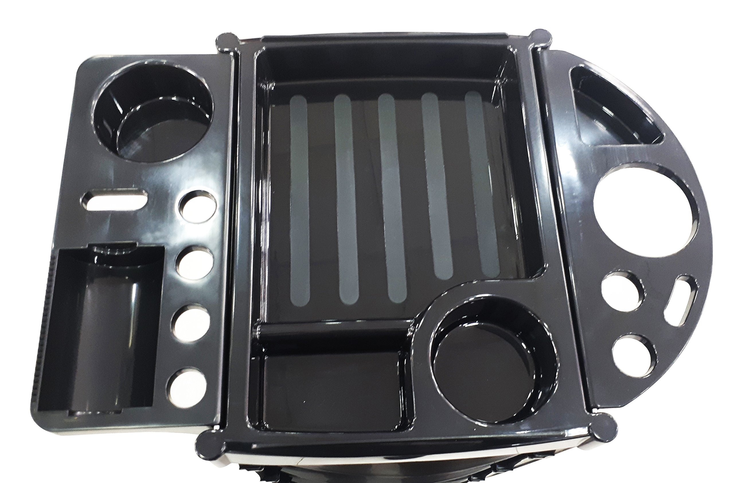 Carrito con Ruedas CR-35 Negro para Peluquería y Salón
