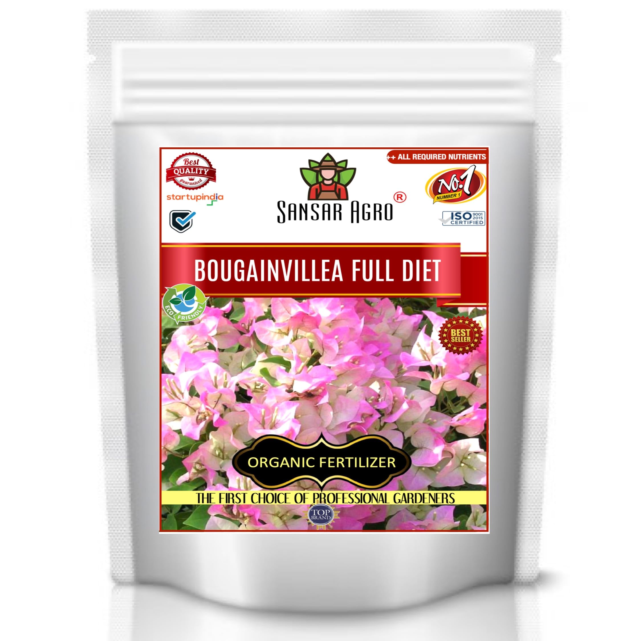 Sansar Agro® Bougainvillea Full Diet, Essential Organic Fertilizer For Bougainvillea Plants, Double Filtered with All Required Nutrients and Active Micro-Organism fast growth (900 gm) (B09HGF3PQ6) Amazon Price History, Amazon Price Tracker