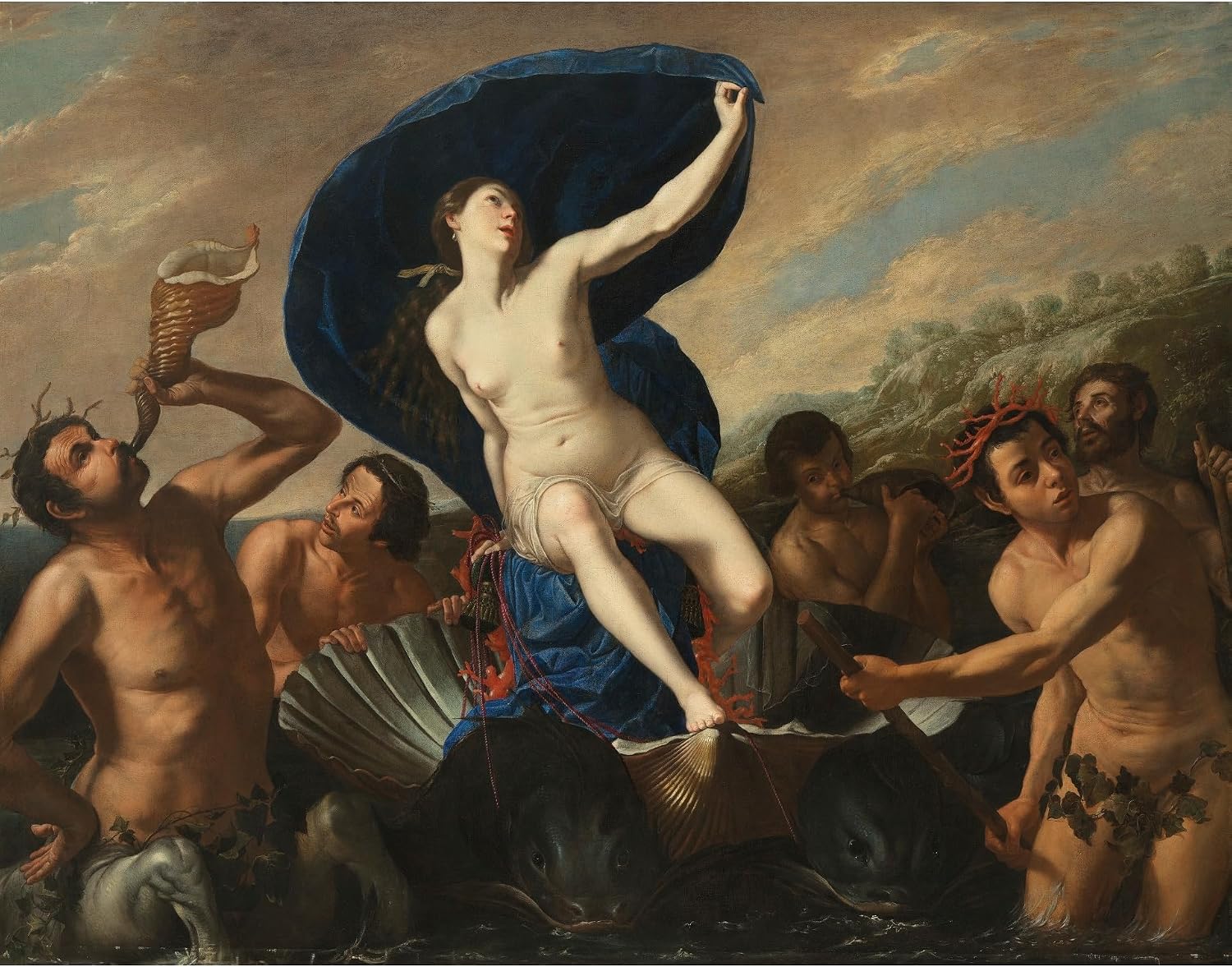 ArtDirect The Triumph of Galatea Unframed Art Print Giclee Poster by Artemisia Gentileschi - Ready for Framing with Customization Sizes 10x8, 14x11, 20x16, 31x24, 46x36 and 60x47 inches