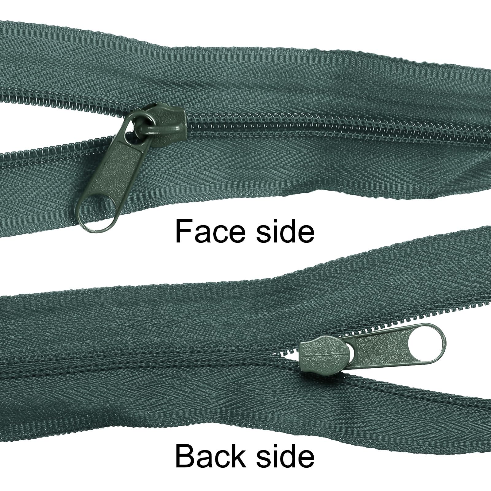 uxcell #3 10 Yards Nylon Coil Zippers - Image 4